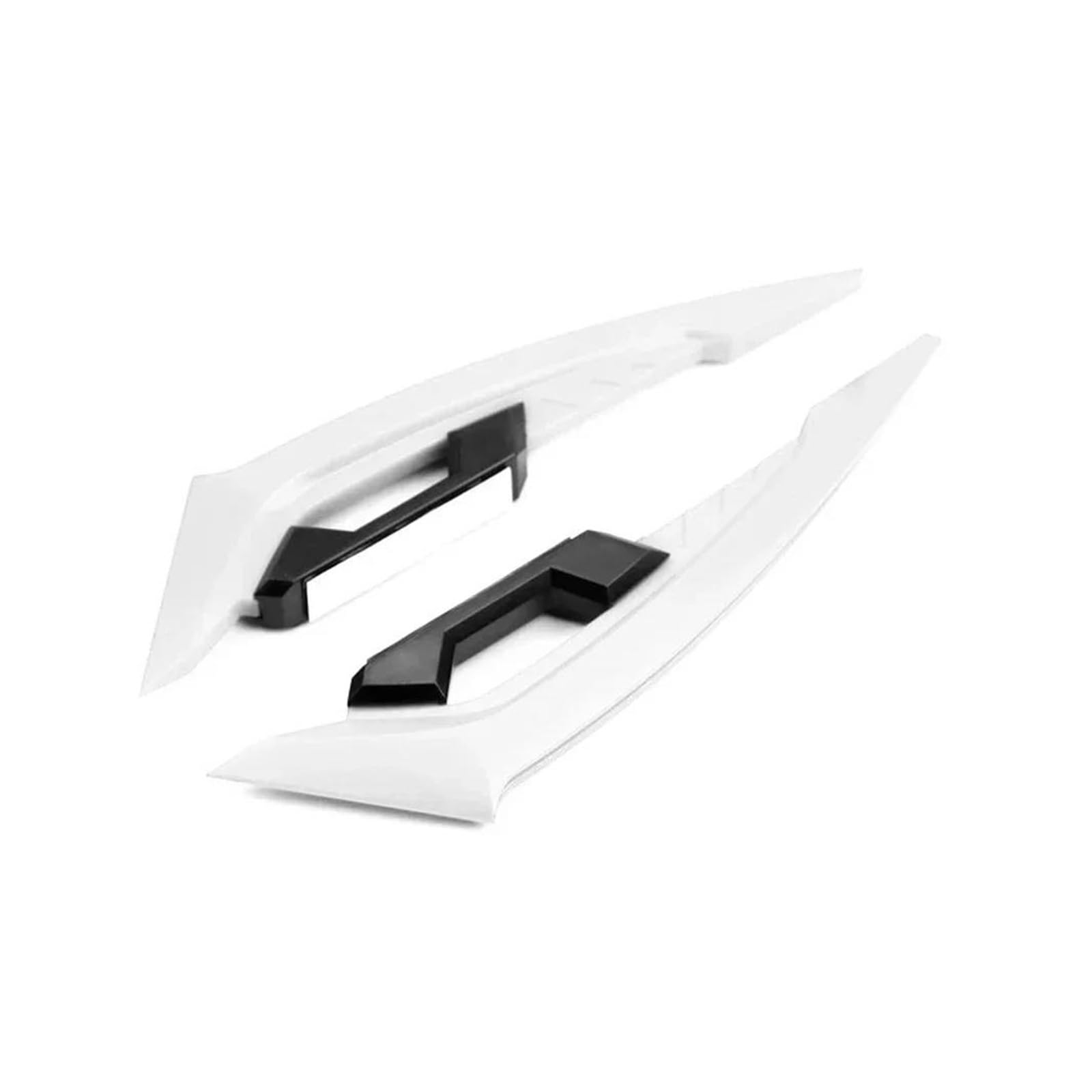 Motorrad Spoiler Für Suzuki 2PCS Motorrad Frontverkleidung Winglets Universal Side Spoilers Dynamische Flügel Aufkleber Motorrad Winglet Aerodynamische(White) von CEIKOPQS