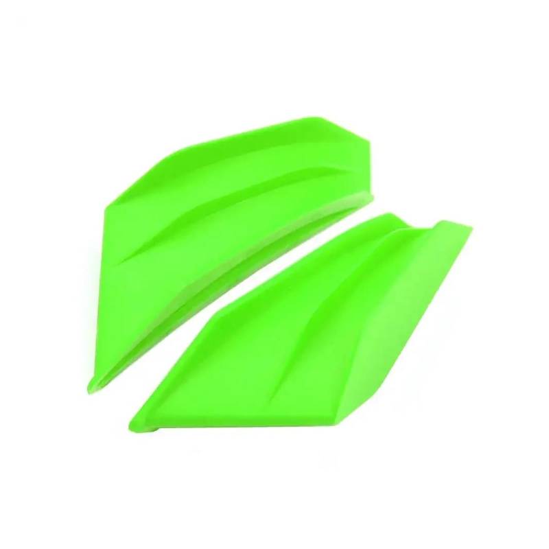 Motorrad Spoiler Für Suzuki Für Yamaha SMAX155 2PCS Motorrad Spoiler Flügel Winglet Aerodynamische Seite Flügel Fin Spoiler(Green) von CEIKOPQS