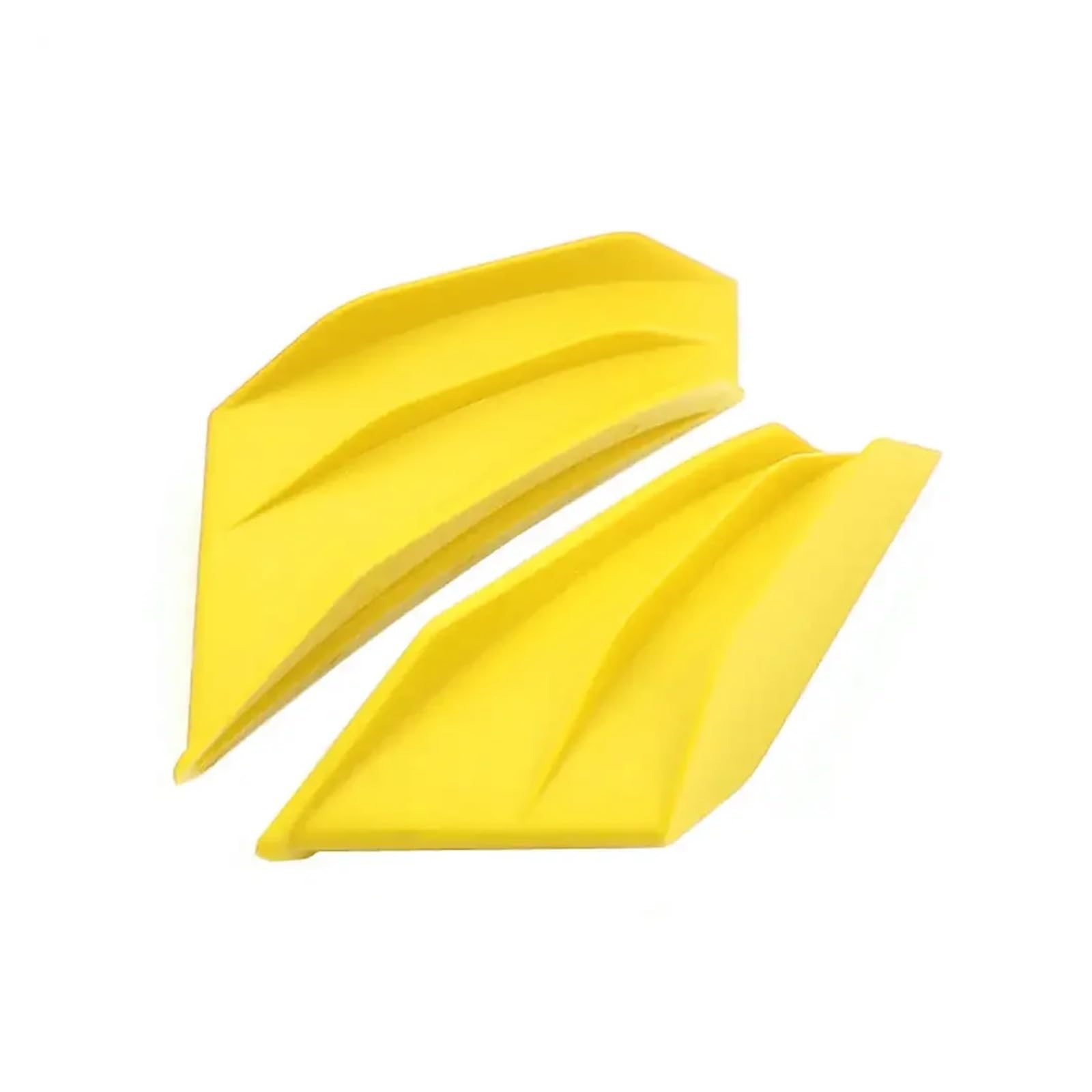 Motorrad Spoiler Für Suzuki Für Yamaha SMAX155 2PCS Motorrad Spoiler Flügel Winglet Aerodynamische Seite Flügel Fin Spoiler(Yellow) von CEIKOPQS