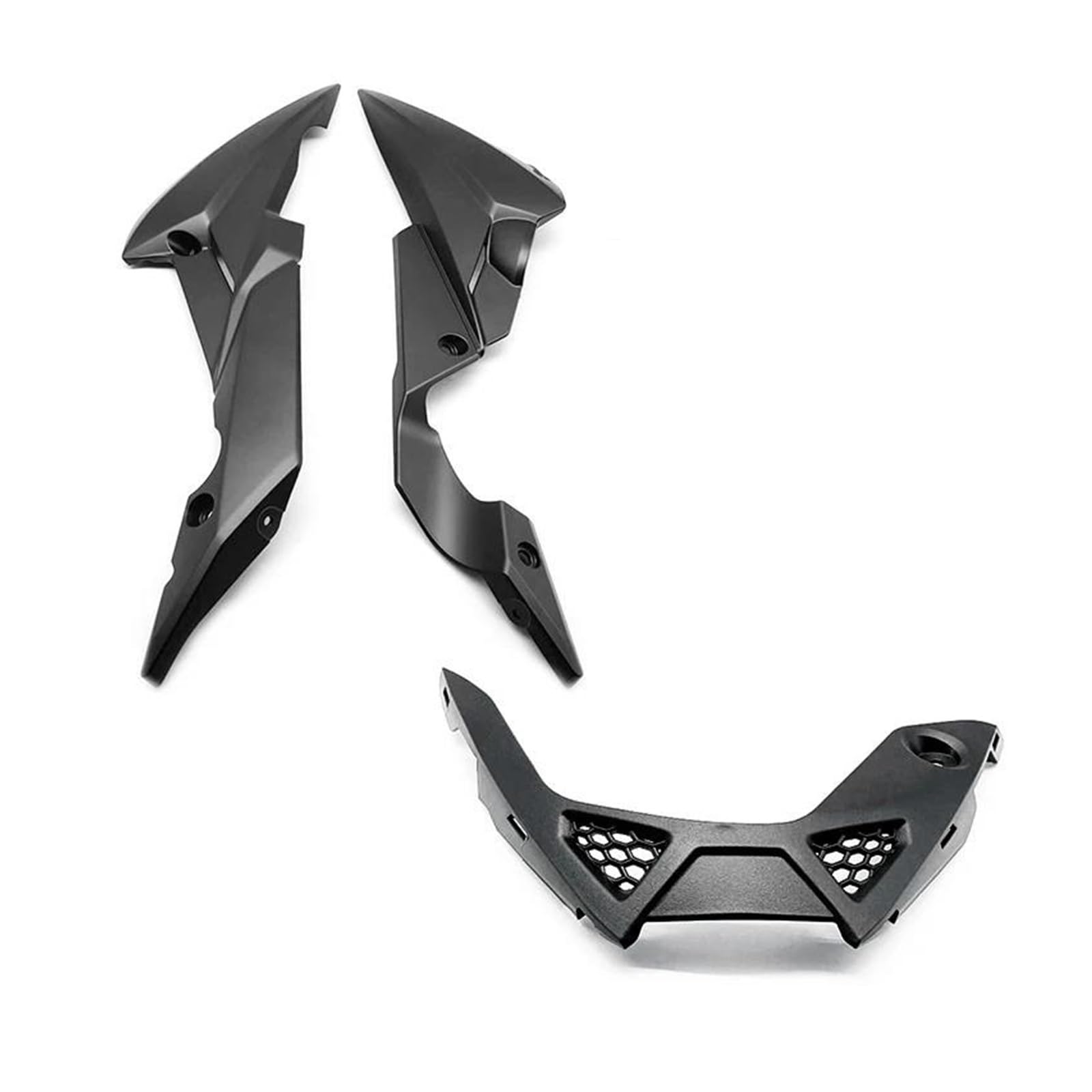 Motorrad Spoiler Für Suzuki Gsxs GSX-S750 2017-2021 Motorrad Bauch Pan Motor Seite Abdeckung Untere Panel ABS Verkleidung Zubehör(AB-Unpainted) von CEIKOPQS