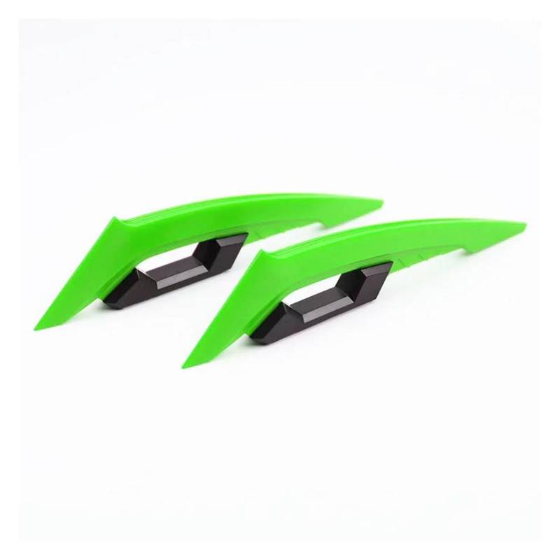 Motorrad Spoiler Für Suzuki Motorrad Front Verkleidung Winglets 1 Paar Seite Spoiler Dynamische Flügel Aufkleber Motorrad Winglet Aerodynamische(Green) von CEIKOPQS