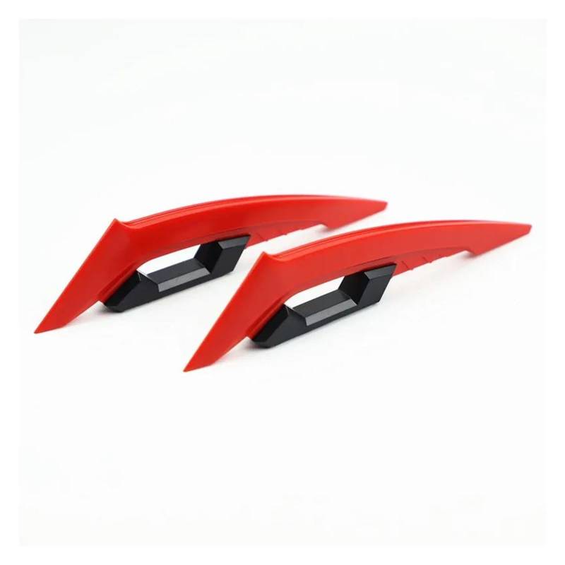 Motorrad Spoiler Für Suzuki Motorrad Front Verkleidung Winglets 1 Paar Seite Spoiler Dynamische Flügel Aufkleber Motorrad Winglet Aerodynamische(Red) von CEIKOPQS