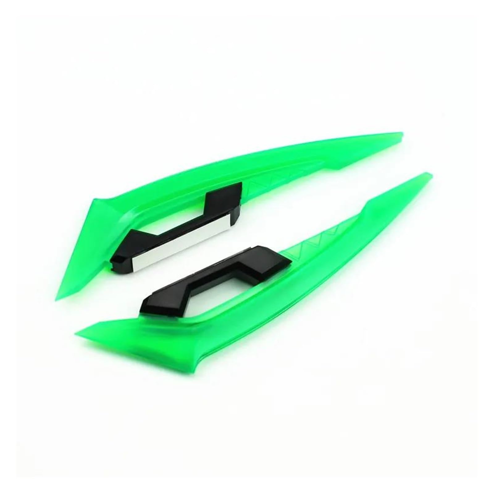 Motorrad Spoiler Für Suzuki Motorrad Front Verkleidung Winglets 1 Paar Seite Spoiler Dynamische Flügel Aufkleber Motorrad Winglet Aerodynamische(Transparent Green) von CEIKOPQS