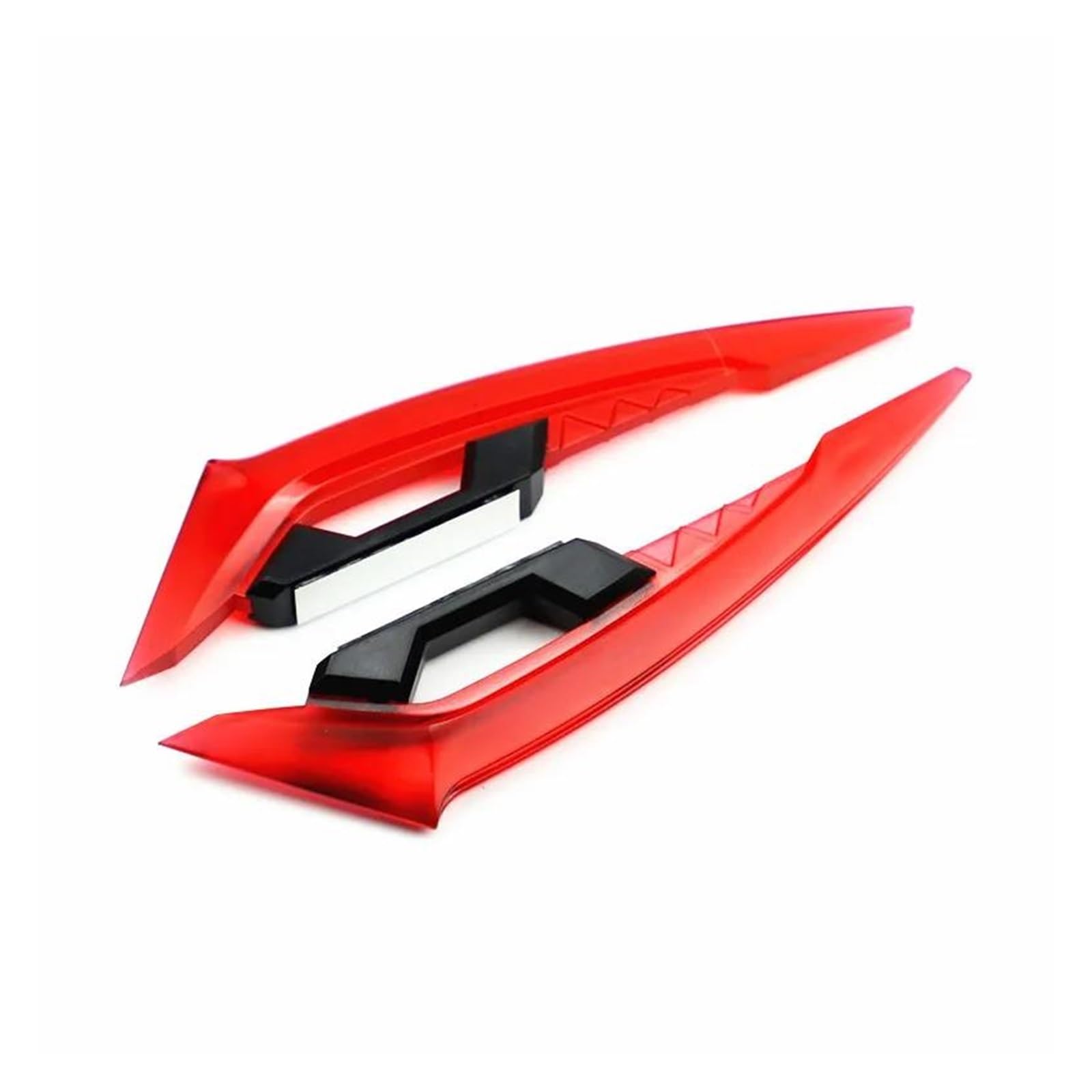 Motorrad Spoiler Für Suzuki Motorrad Front Verkleidung Winglets 1 Paar Seite Spoiler Dynamische Flügel Aufkleber Motorrad Winglet Aerodynamische(Transparent Red) von CEIKOPQS