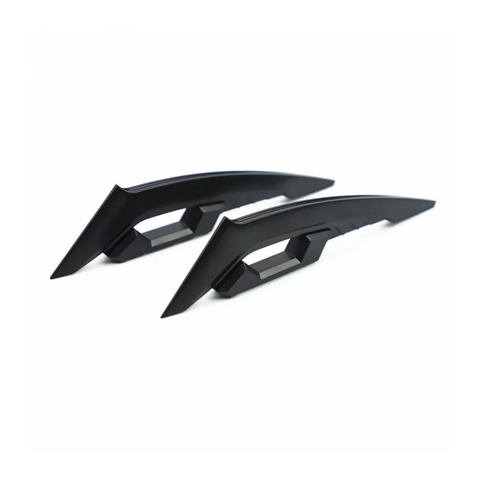 Motorrad Spoiler Für Suzuki Motorrad Frontverkleidung Winglets 1 Paar Universal Seitenspoiler Dynamischer Flügelaufkleber Motorrad Winglet Aerodynamisch(Black) von CEIKOPQS