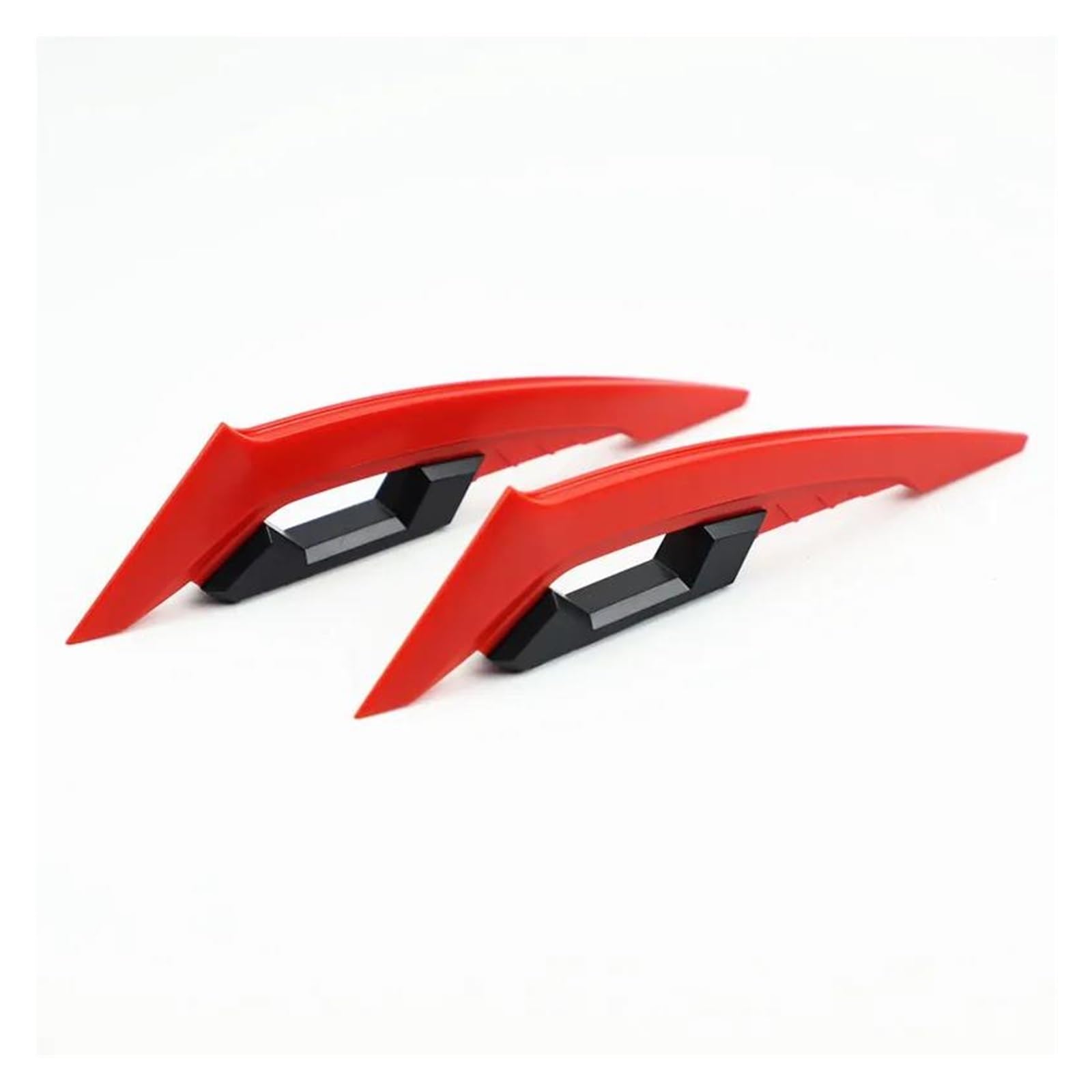 Motorrad Spoiler Für Suzuki Motorrad Frontverkleidung Winglets 1 Paar Universal Seitenspoiler Dynamischer Flügelaufkleber Motorrad Winglet Aerodynamisch(Red) von CEIKOPQS