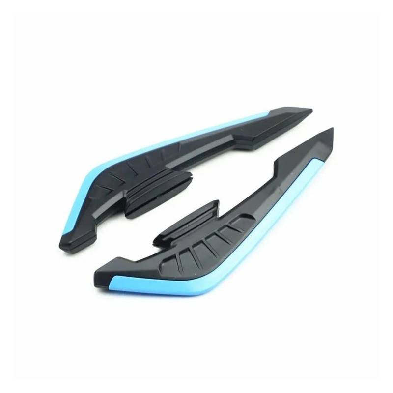 Motorrad Spoiler Für Suzuki Motorrad Winglet Aerodynamischer Spoiler Flügel Selbstklebender Aufkleber Motorrad Roller E-Bikes Dekoration(Blue) von CEIKOPQS