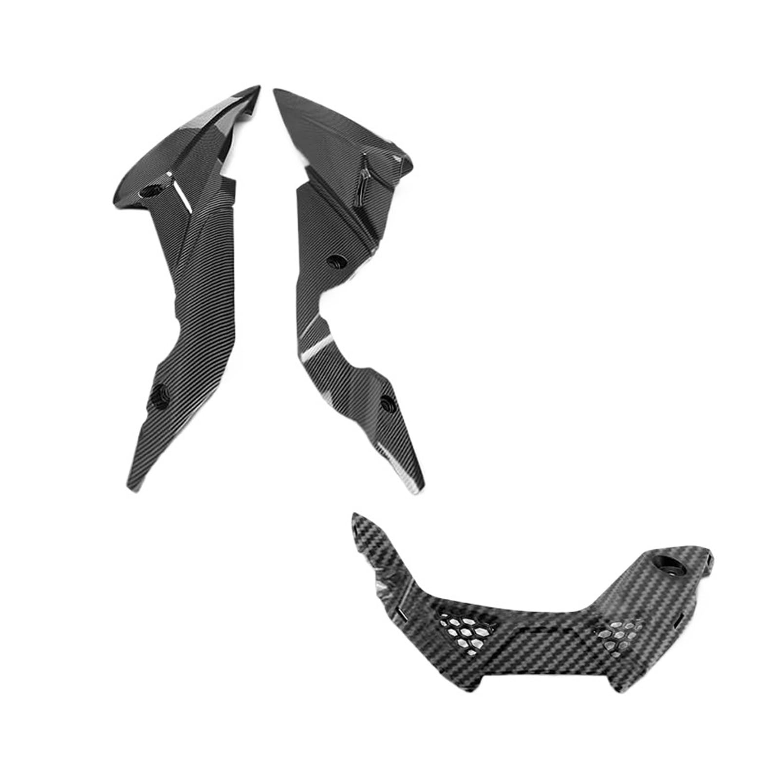 Motorrad Spoiler Für Suzuki gsxs GSX-S750 2017-2021 2018 2019 Motorrad Bauch Pan Motor Seite Abdeckung Untere Panel ABS Verkleidung Zubehör(AB-Carbon-Look) von CEIKOPQS