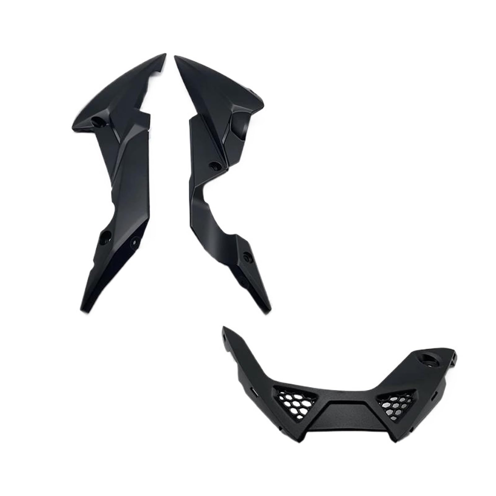 Motorrad Spoiler Für Suzuki gsxs GSX-S750 2017-2021 2018 2019 Motorrad Bauch Pan Motor Seite Abdeckung Untere Panel ABS Verkleidung Zubehör(AB-Matte Black) von CEIKOPQS