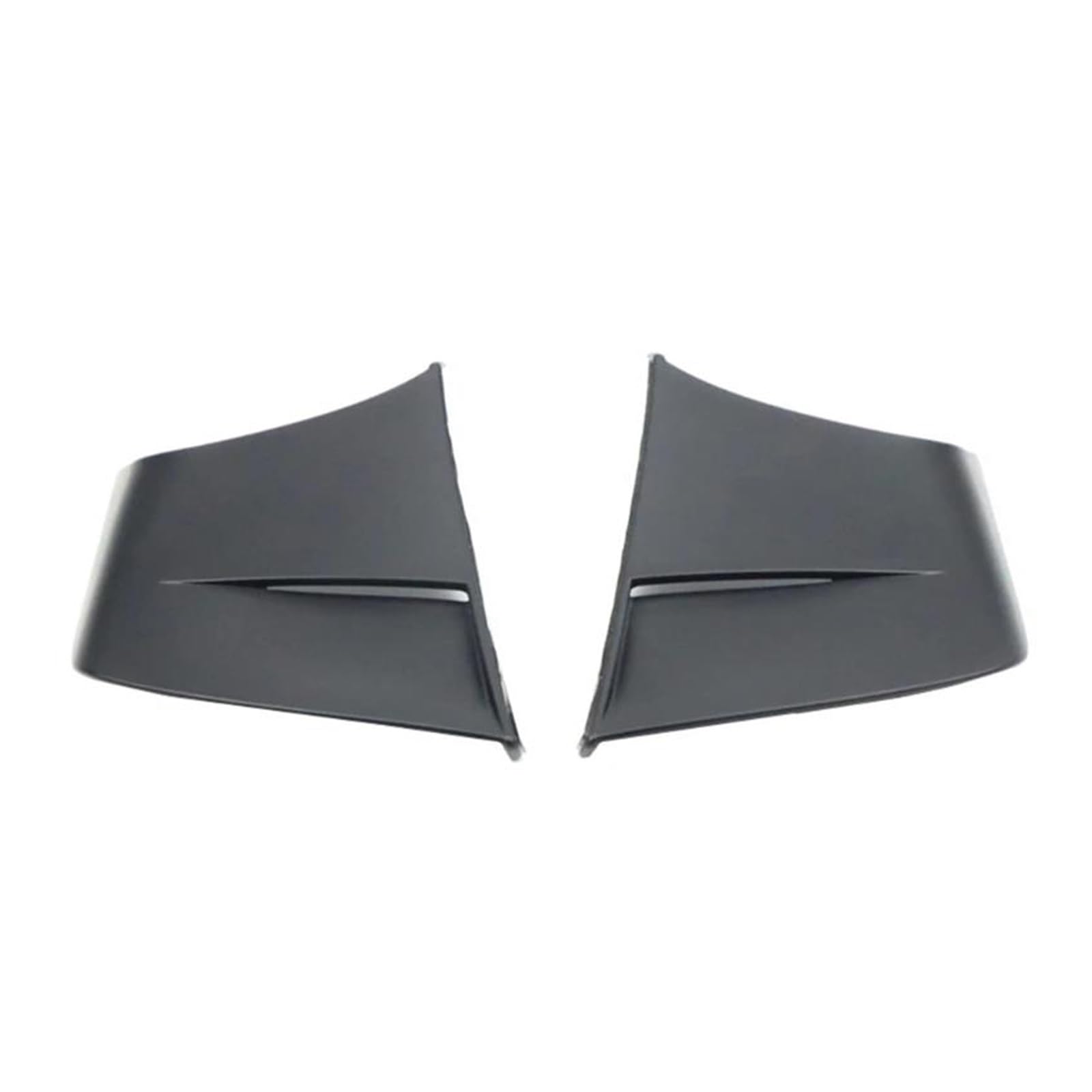 Motorrad Spoiler Für Yamaha Für Kawasaki Motorrad Winglets Spoiler Aerodynamische Flügel Kit Motorrad Modifizierte Seite Verkleidung Winglets Motorrad Wind Flügel(Glossy Black) von CEIKOPQS