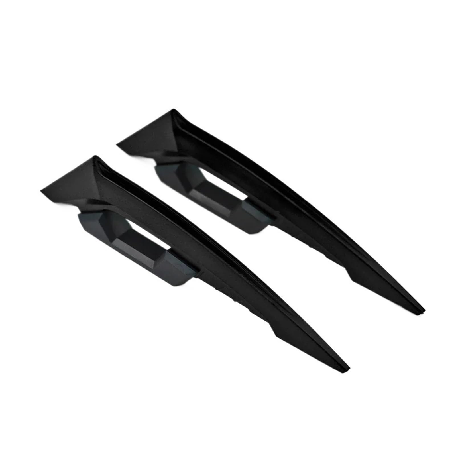 Motorrad Spoiler Für Yamaha Für Suzuki Motorrad Vorderseite Spoiler Motorrad Vorderseite Spoiler Aerodynamische Flügel Set Zubehör Moto(Black) von CEIKOPQS