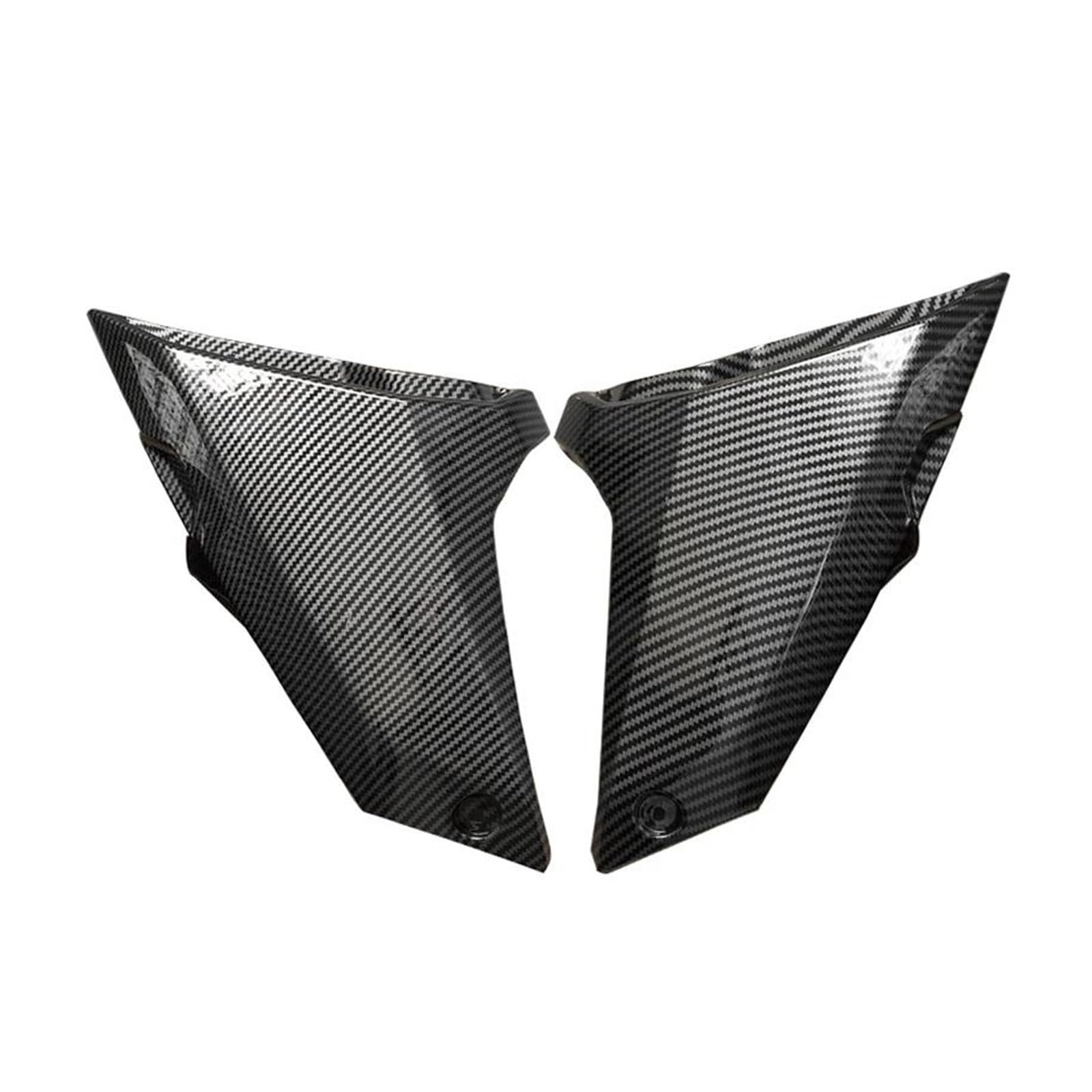 Motorrad Spoiler Für Yamaha MT 09 FZ 09 2017 2018 2019 2020 Motorrad Carbon Gas Tank Seite Verkleidung Lufteinlass Abdeckung Panel(Carbon Fiber Look) von CEIKOPQS