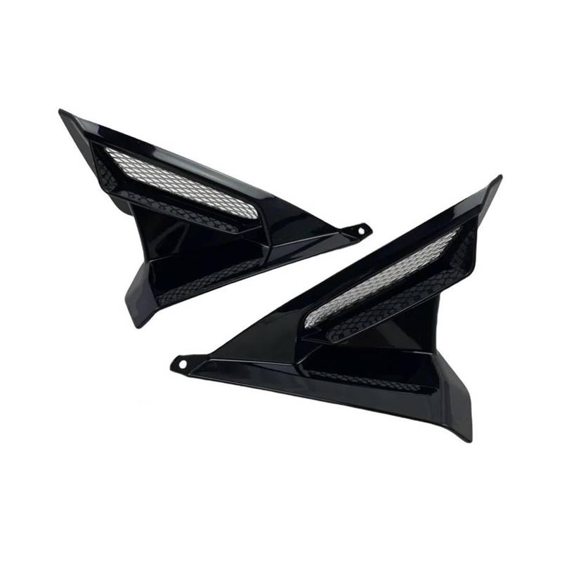 Motorrad Spoiler Für Yamaha TMAX560 T-MAX Tmax 560 T-MAX560 2022-2024 Motorrad Front Verkleidung Winglets Haube Vent Air Outlet Grill Abdeckung Trim(Bright Black) von CEIKOPQS