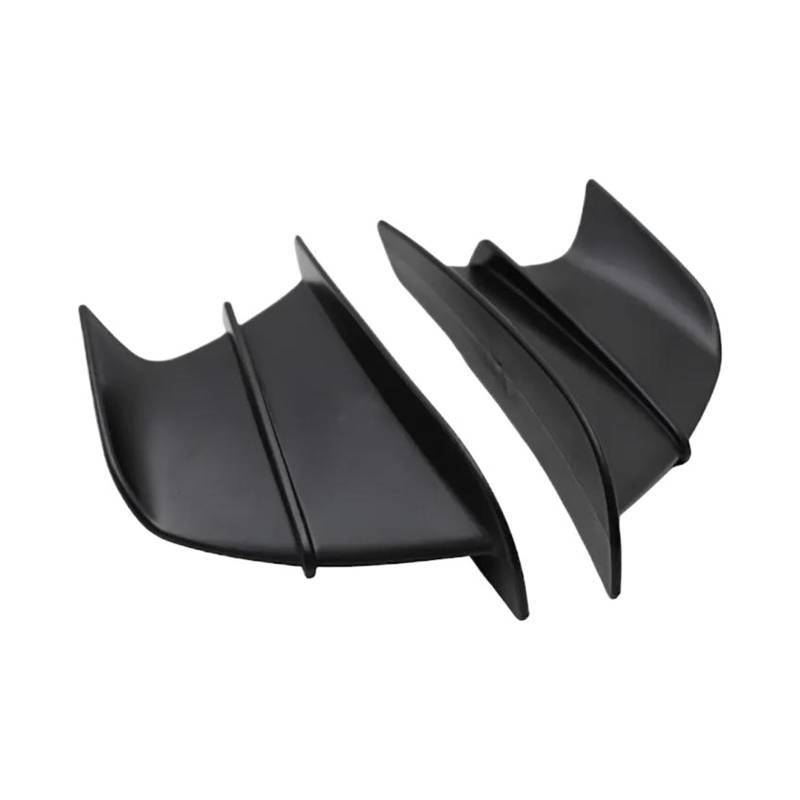 Motorrad Spoiler Für Yamaha YZF R1 R6 R25 Für Kawasaki Für Ninja H2 H2R Für S1000RR Für H2 ABS Motorrad Winglet Aerodynamische Seite Flügel(Matte Black) von CEIKOPQS