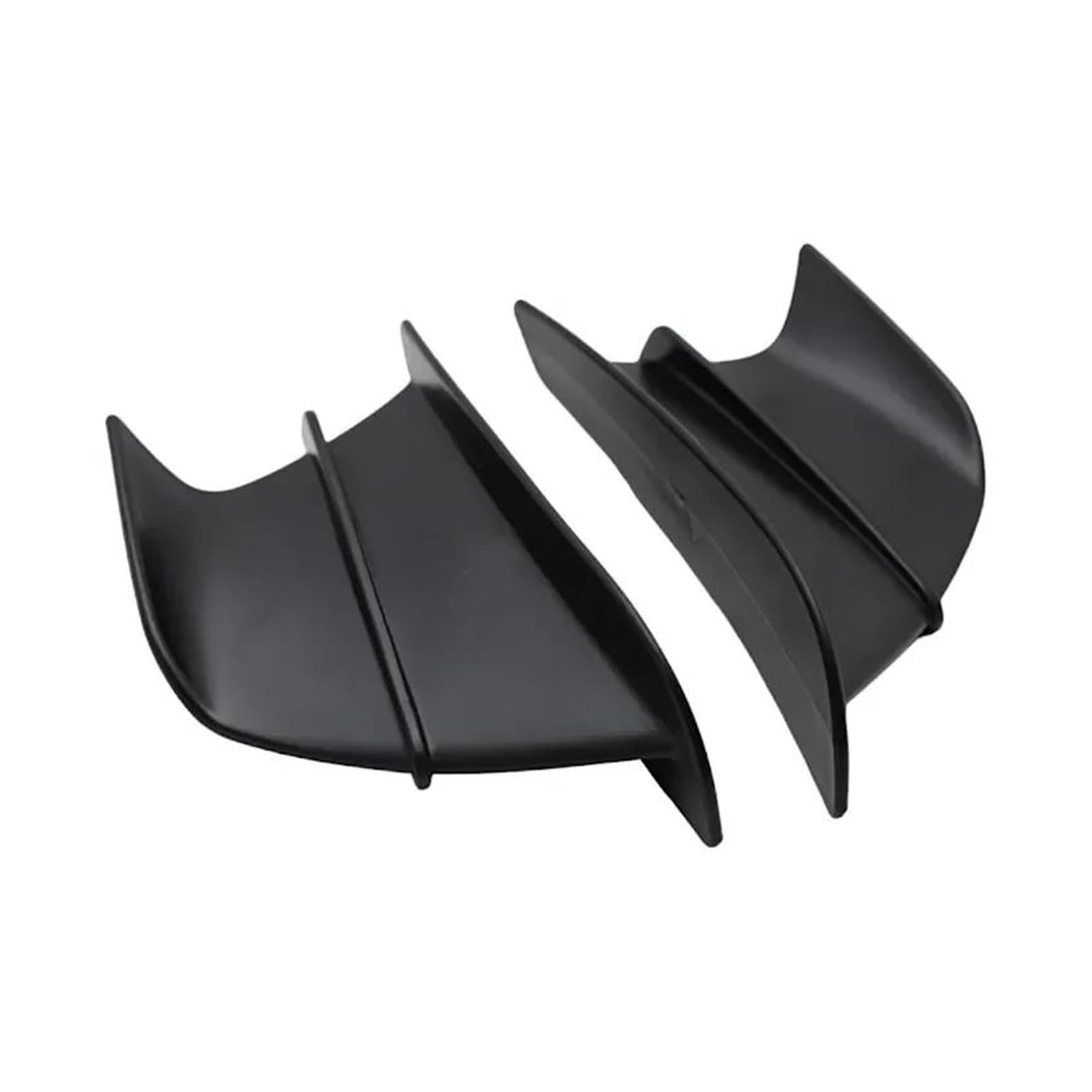 Motorrad Spoiler Für Yamaha YZF R1 R6 R25 Für Ninja H2 H2R Motorrad Winglet Aerodynamische Seite Flügel Fin Spoiler(Matte Black) von CEIKOPQS