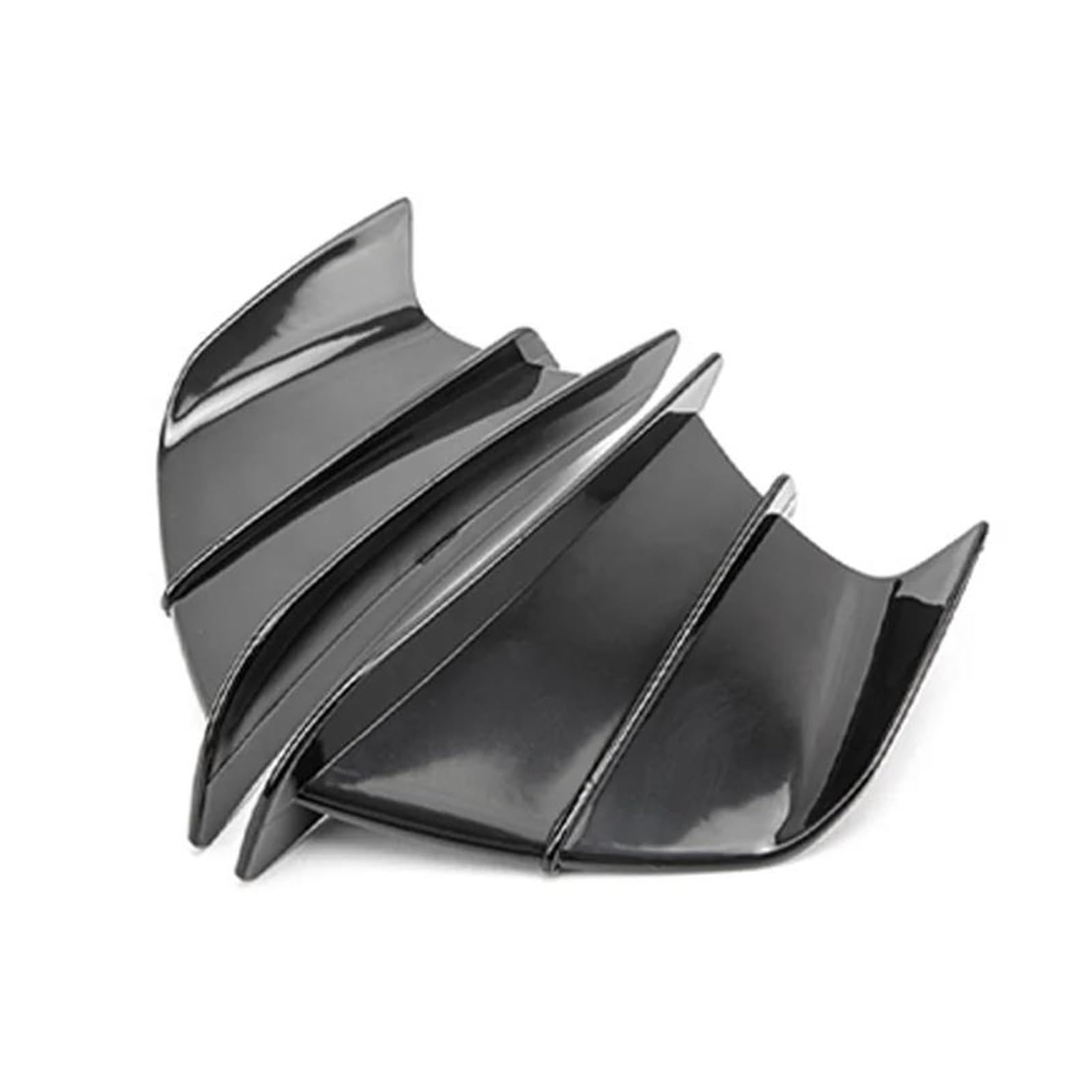 Motorrad Spoiler Für Yamaha YZF R1 R6 R25 R7 R3 Für S 1000 RR/R Motorrad Spoiler Flügel Aerodynamische Winglet(Black) von CEIKOPQS