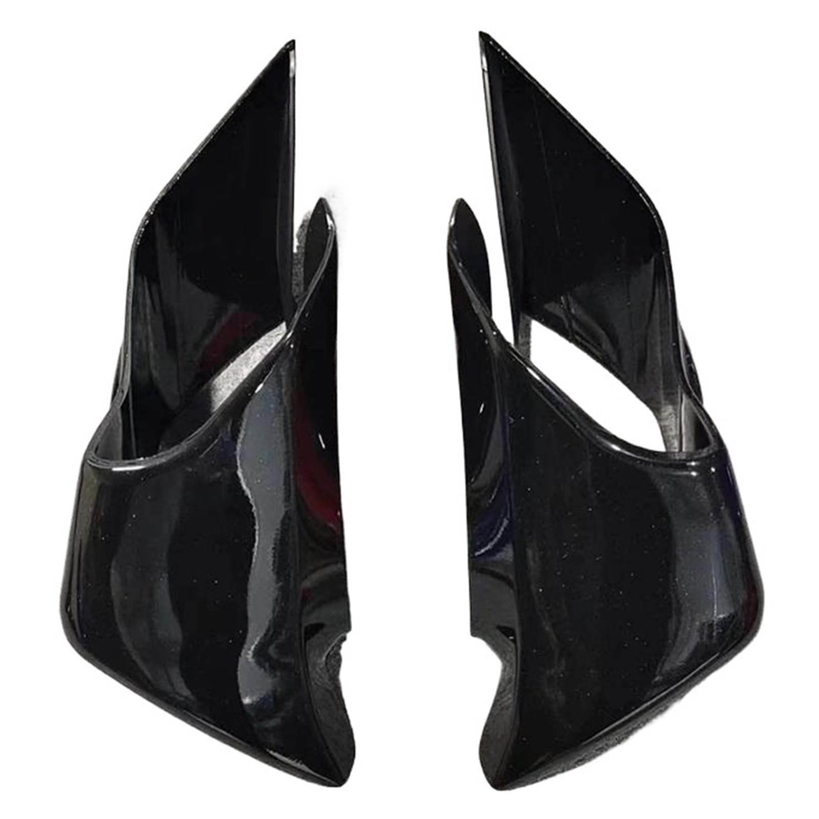 Motorrad Spoiler Für Yamaha YZF-R1 YZF-R25 2015-2023 YZF R1 R3 R25 YZF-R3 Motorrad Aerodynamische Winglets Feste Wind Flügel Verkleidung Shell(Glossy Black) von CEIKOPQS