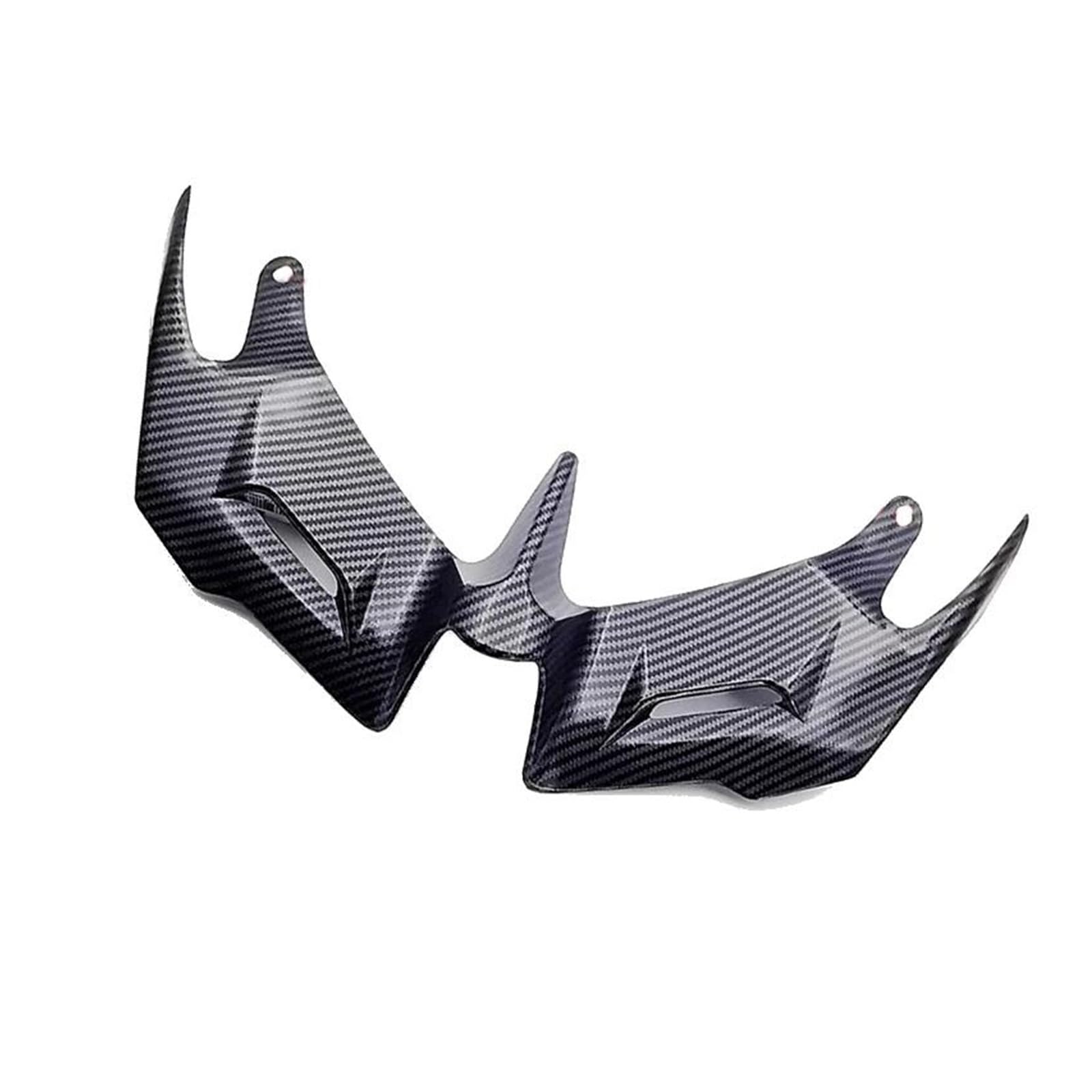 Motorrad Spoiler Für Yamaha YZF R3 R25 2014-2021 Motorrad Front Verkleidung Winglet Vorne Aerodynamische Fin Windschutzscheibe Verkleidung Flügel Shell Abdeckung(Color-A) von CEIKOPQS