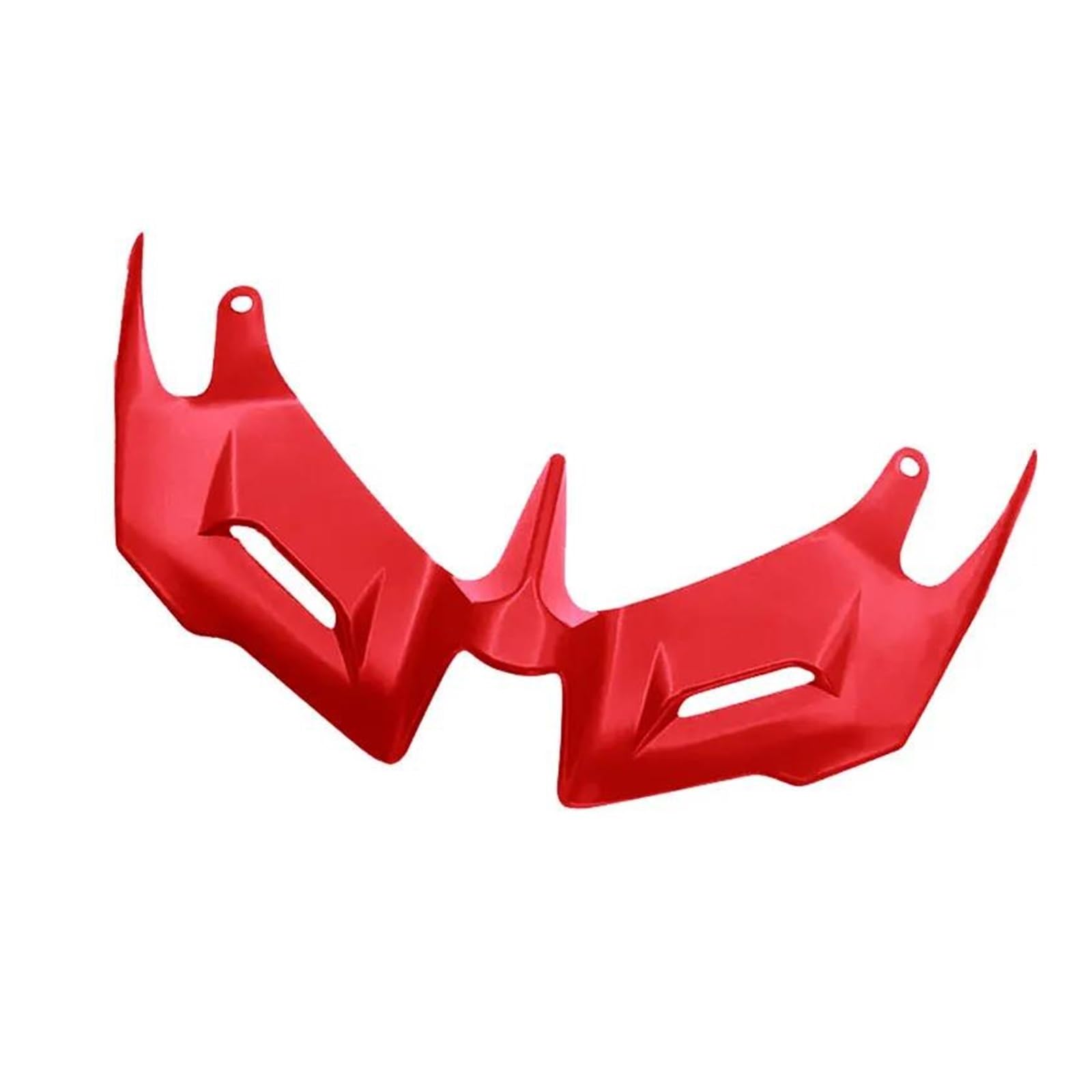 Motorrad Spoiler Für Yamaha YZF R3 R25 2014-2021 Motorrad Front Verkleidung Winglet Vorne Aerodynamische Fin Windschutzscheibe Verkleidung Flügel Shell Abdeckung(Matte red) von CEIKOPQS