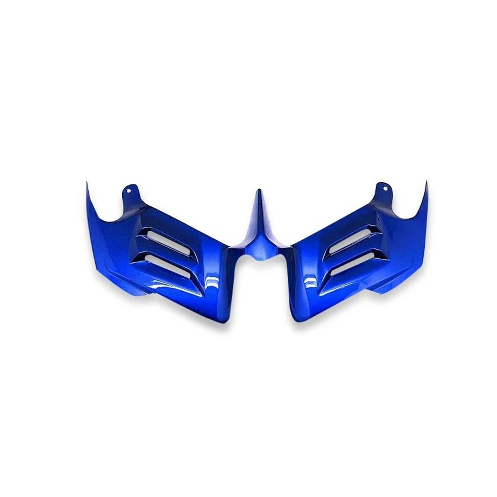 Motorrad Spoiler Für Yamaha YZF-R3 YZF-R6 YZF-R25 2008-2013 Motorrad Nackter Frontspoiler Winglet Aerodynamischer Wing Kit Spoiler(Blue) von CEIKOPQS