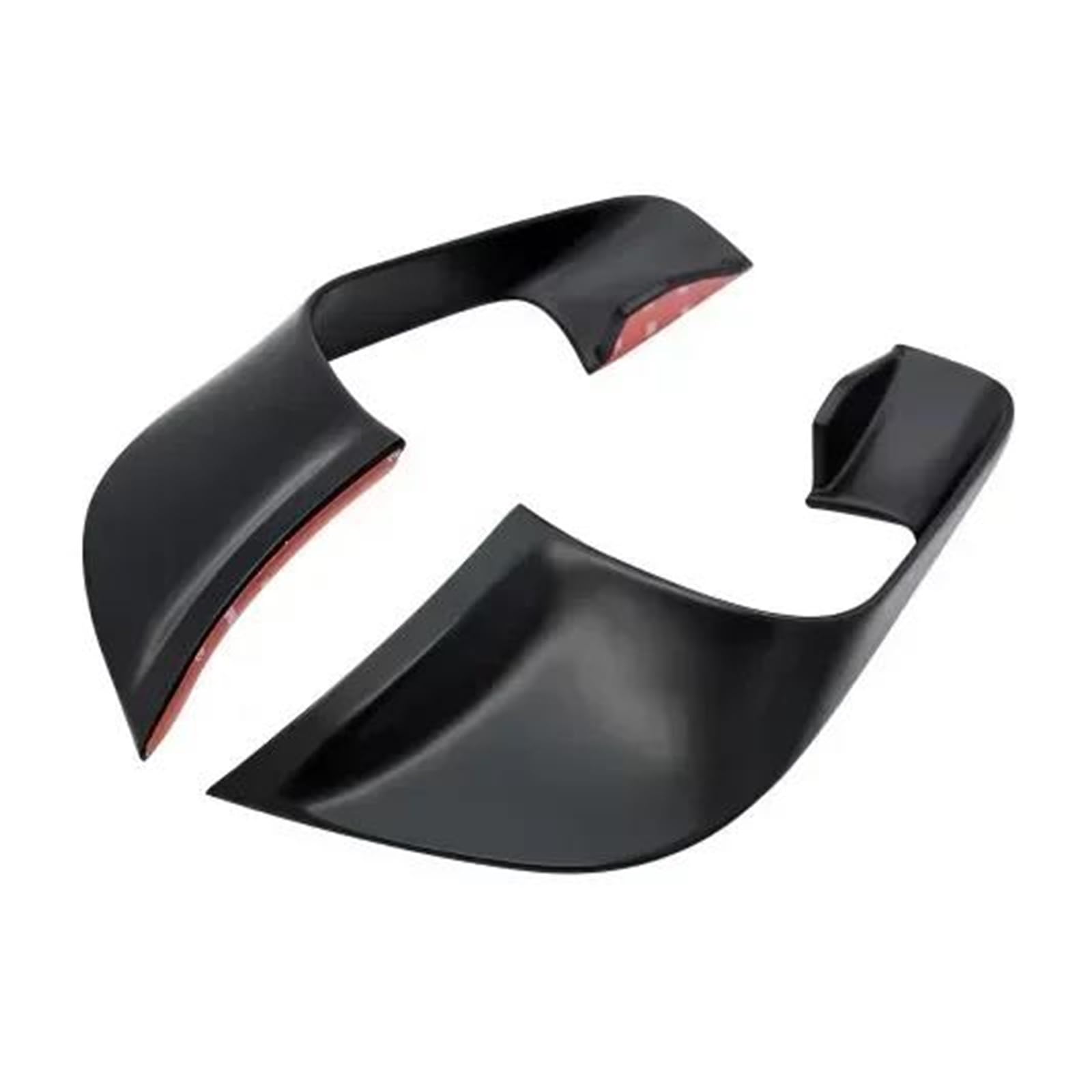 Motorrad Spoiler Für Yamaha YZF-R7 2021-2023 Motorrad Fixed Wing ABS Carbon Farbe Aerodynamische Winglets Flügel Spoiler Verkleidung Kit(Matte Black) von CEIKOPQS