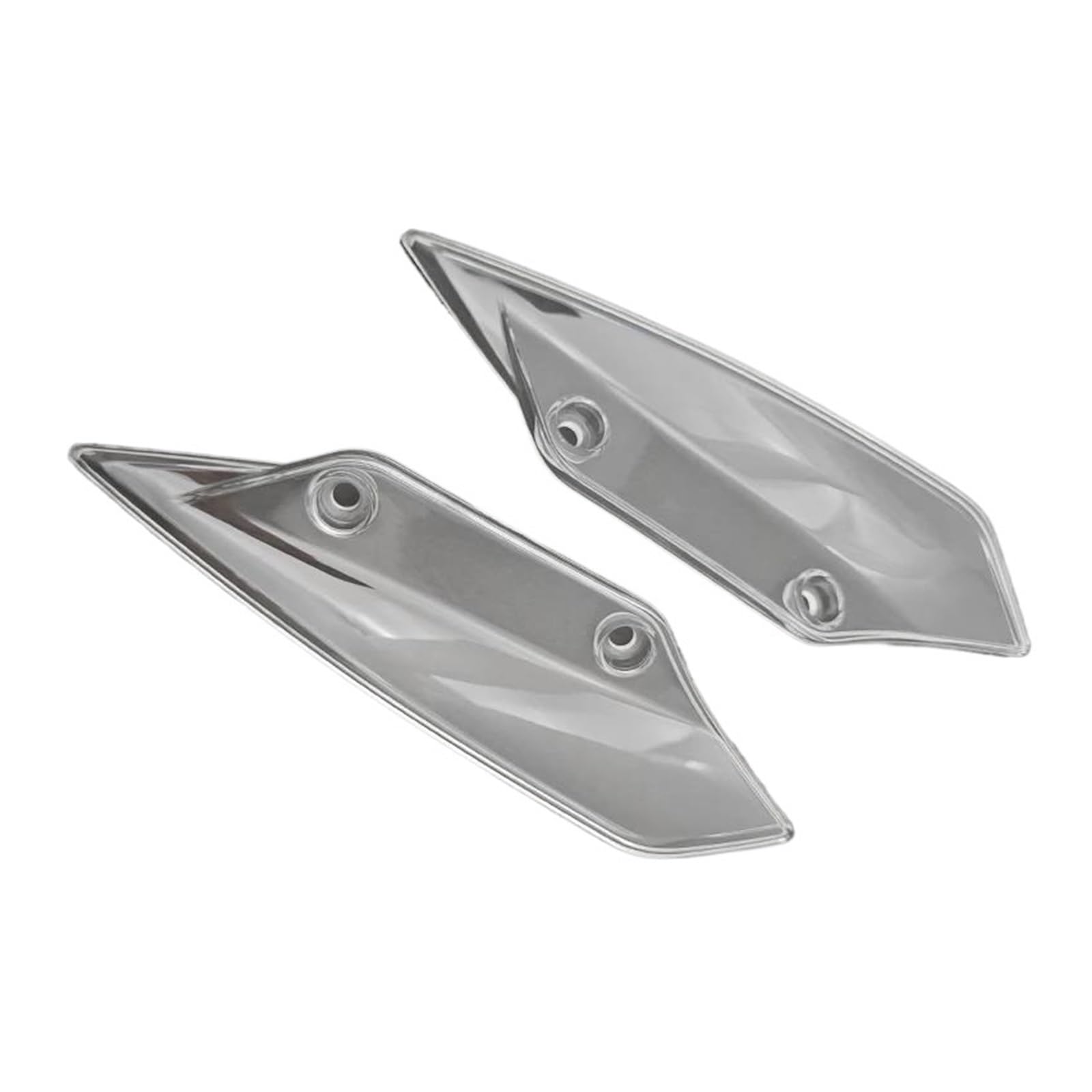 Motorrad Spoiler S1000RR 2015 2016 2017 2018 Windschutzscheibe Verkleidung Flügel Abdeckung ABS Kunststoff Vorne Aerodynamische Winglets(Transparent) von CEIKOPQS