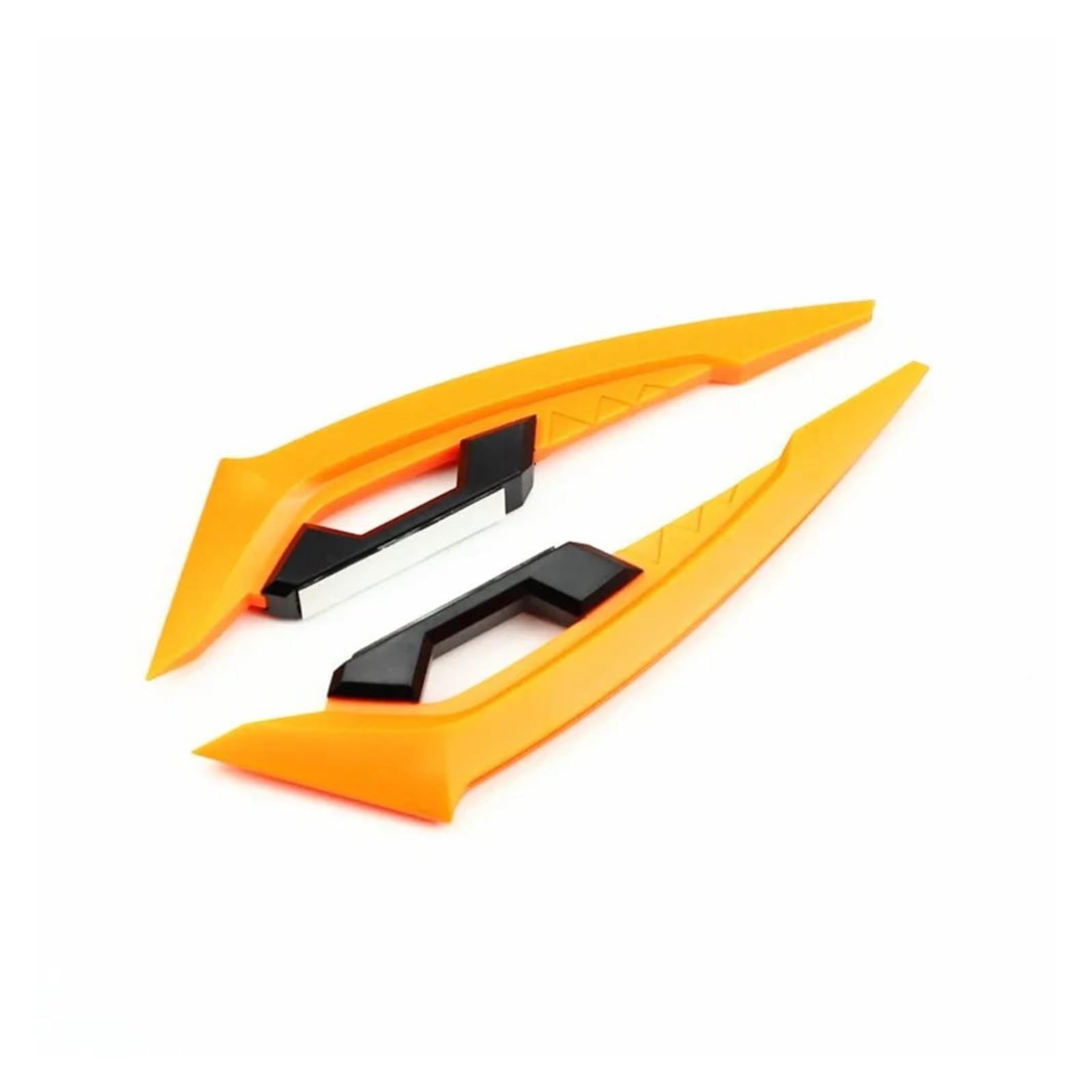 Motorräder Aerodynamic Für 250SR 2Pcs Motorrad Winglets Motorrad Vorderseite Spoiler Aerodynamische Flügel Set Motorrad Festen Wind Flügel Verwendet(Orange) von CEIKOPQS