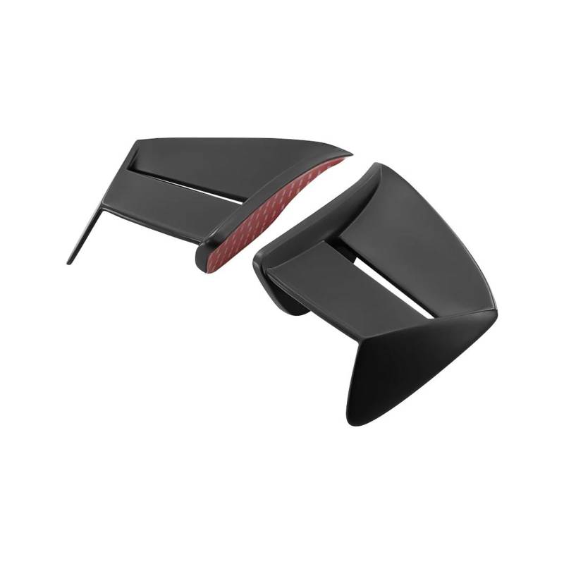 Motorräder Aerodynamic Für CBR1000RR 2017-2019 Fixed Wing Motorrad Verkleidung Zubehör Seitenflügel Wettbewerbsfähiger Fixed Wing Motorrad Spoiler(Matte Black) von CEIKOPQS