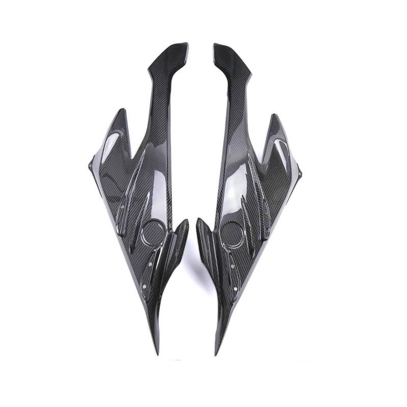 Motorräder Aerodynamic Für S1000RR 2023 2024 Motorrad Seite Panel Verkleidung Winglets Feste Wind Flügel Luft Motorrad Wind Flügel(Twill Glossy-A) von CEIKOPQS