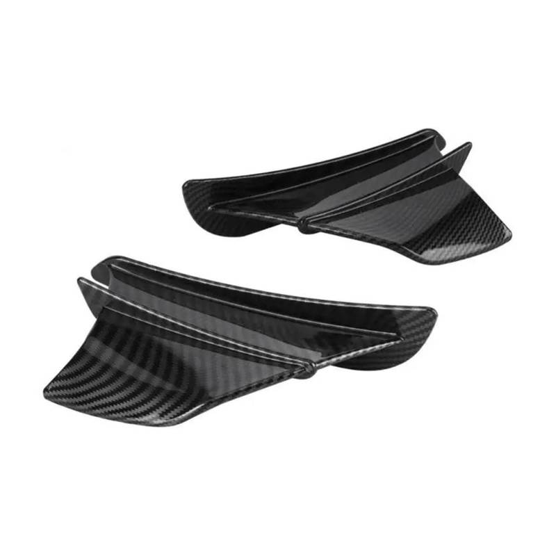 Motorräder Aerodynamic Für Yamaha YZF R1 R1M R7 R6 R3 R125 FZ6R TZR50 FZ1 FA Zer 8 Motorrad Verkleidung Seite Winglet Aerodynamische Flügel Spoiler(Bright Light) von CEIKOPQS