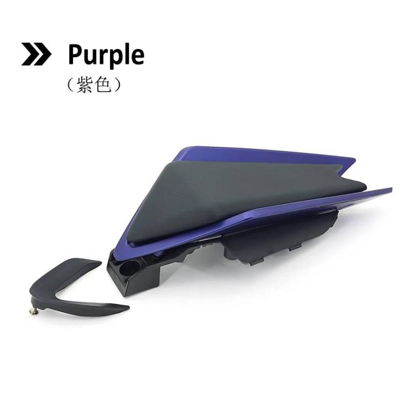 Rear Seat Cover Fairing Cowl Für Aprilia RS660 Tuono 660 RSV4 2020-2021 Motorrad Passagier Sozius Hinten Sitz Abdeckung Verkleidung Sitz Gugel Buckel Spoiler(Purple) von CEIKOPQS