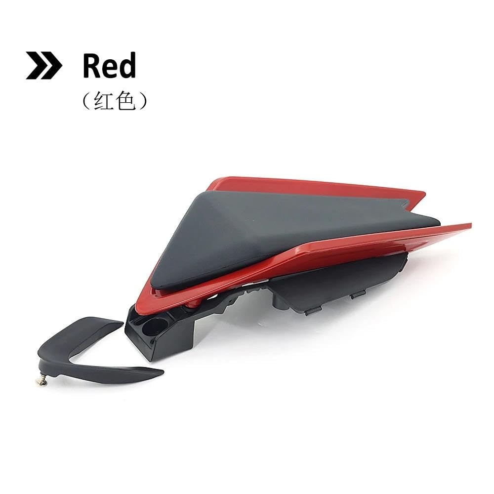 Rear Seat Cover Fairing Cowl Für Aprilia RS660 Tuono 660 RSV4 2020-2021 Motorrad Passagier Sozius Hinten Sitz Abdeckung Verkleidung Sitz Gugel Buckel Spoiler(Red) von CEIKOPQS