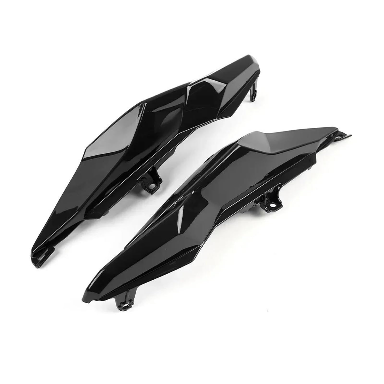 Rear Seat Cover Fairing Cowl Für CB650R 2021 2022 Motorrad Hinten Sitz Seite Slider Schwanz Spoiler Schutz Abdeckung Reitstock Zubehör(Gloss Black) von CEIKOPQS