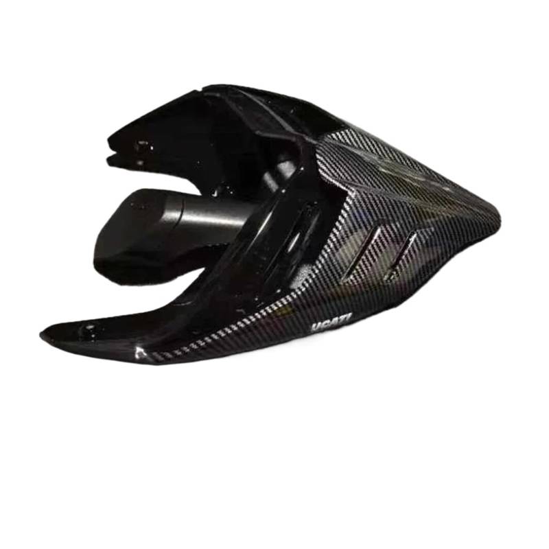 Rear Seat Cover Fairing Cowl Für Ducati V4 V4S V4R Streetfighter V4 V2 Schwanz Abschnitt Hinten Sitz Abdeckung Obere Verkleidung Hinten Buckel Sitz Abdeckung Gugel(Black Carbon) von CEIKOPQS