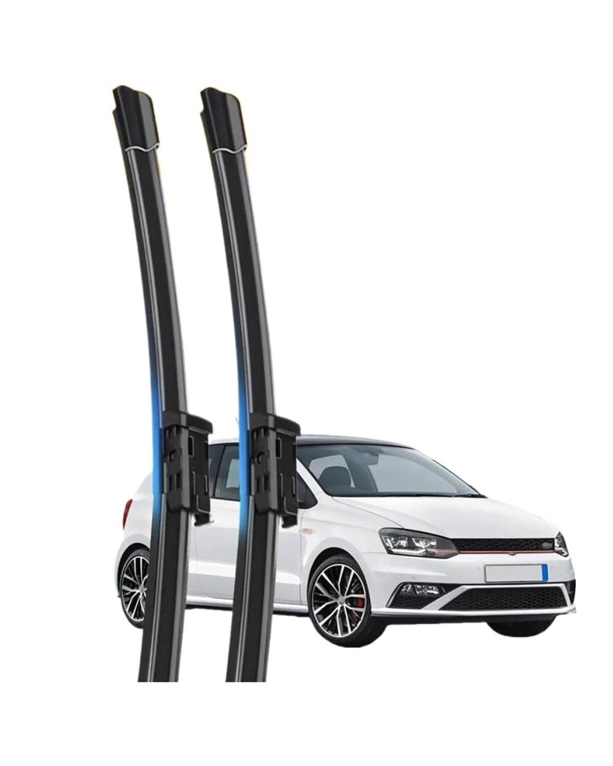 Scheibenwischer Für POLO Für 6R 2009-2017 Wischer Frontscheibe Saubere Fenster Windschutz Auto Teile Auto Regen Pinsel 24'' + 16'' von CEIKOPQS