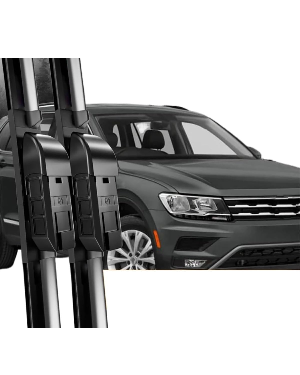 Scheibenwischer Für Tiguan Für MK2 2017 2018 2019 2020-2023 Front Wischer Windschutz Windschutz Fenster Pinsel Zubehör 26 "+ 21" von CEIKOPQS