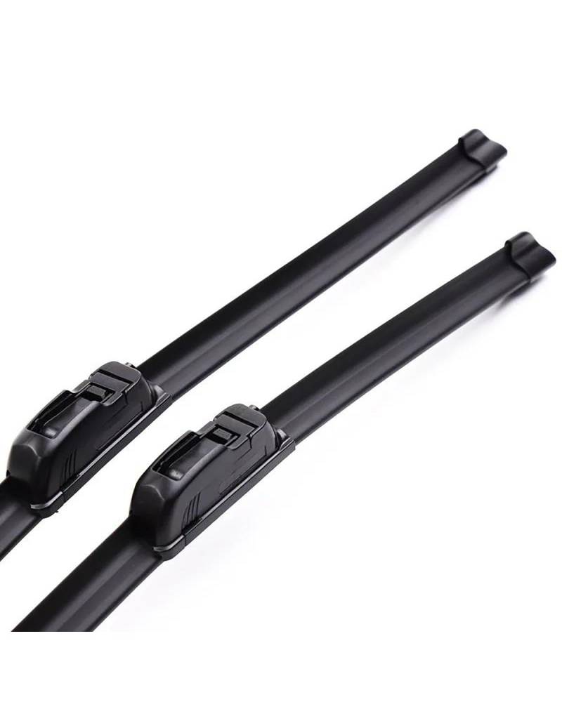 Scheibenwischer Für Toyotaes Für Yaris Für MK2 2005-2011 Auto Scheibenwischer U-typ Weiche Gummi Rahmenlose Bracketless Auto scheibenwischer 24 "+ 16" von CEIKOPQS