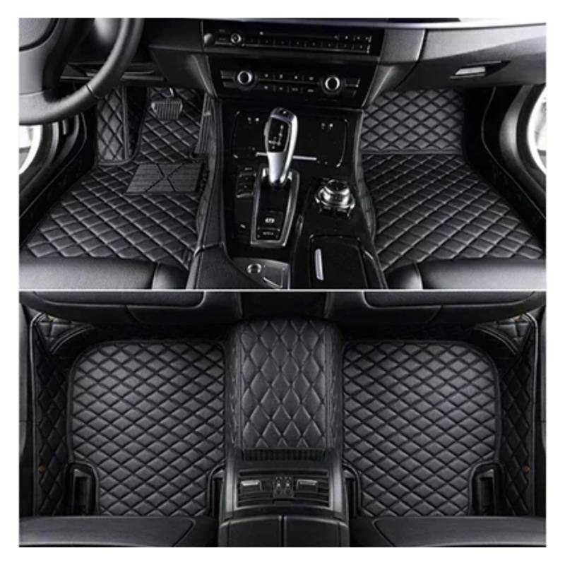 Autoteppiche Für 2er F45 Für Active Für Tourer 2013-2020 Innendetails Teppich Benutzerdefinierte 3D-Volldeckung Auto-Fußmatten Auto Fussmatten Set(All Black) von CENAP