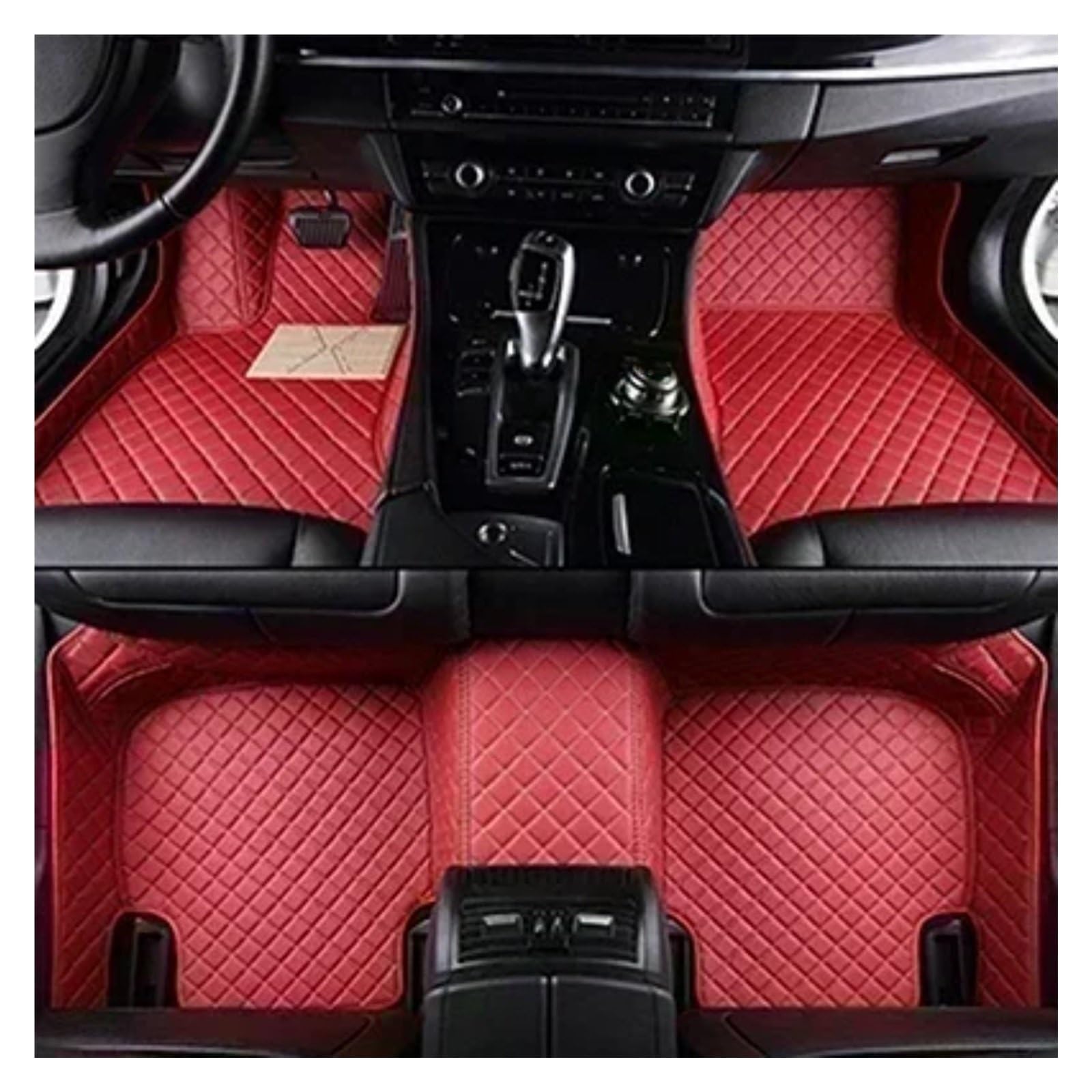 Autoteppiche Für 2er F45 Für Active Für Tourer 2013-2020 Innendetails Teppich Benutzerdefinierte 3D-Volldeckung Auto-Fußmatten Auto Fussmatten Set(Red) von CENAP