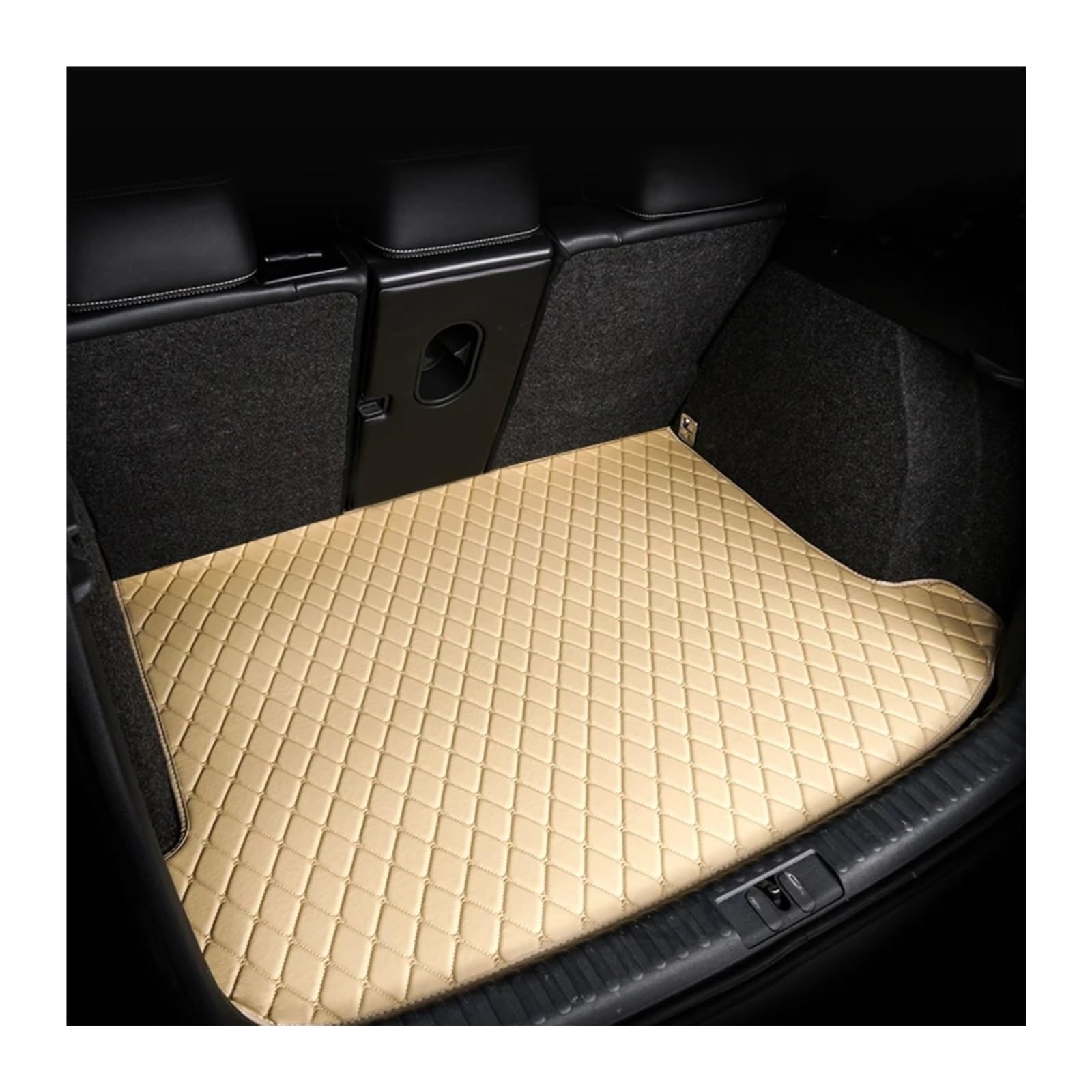 Autoteppiche Für A3 8P 2004~2010 Innenausstattung Lederteppiche Teppiche Fußpolster Auto Bodenmatte Auto Fussmatten Set(1pc Trunk mat,Rechtslenker) von CENAP