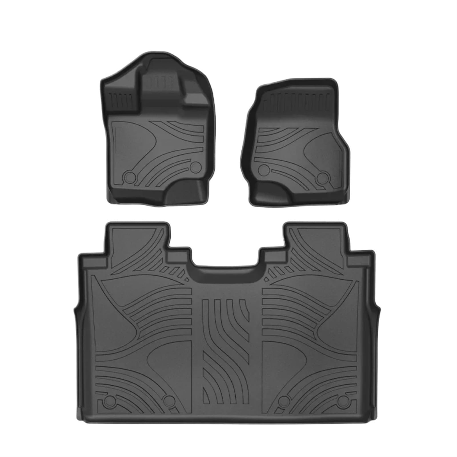 Autoteppiche Für Ford F 150 2015-2020 F150 Auto-Fußmatten Allwetter-Fußmatte Geruchloses Pad wasserdichte Tablettmatte Innenzubehör Auto Fussmatten Set von CENAP