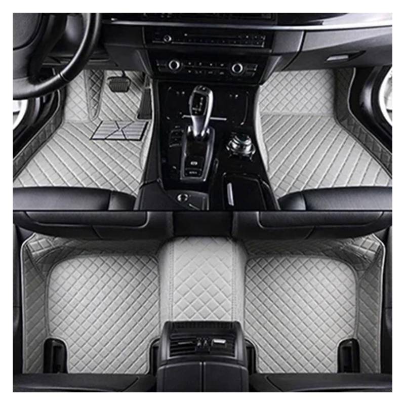 Autoteppiche Für Hyundai Für Creta Ix25 2015-2019 Innendetails Autozubehör Benutzerdefinierte 3D-Volldeckungs-Auto-Fußmatten Auto Fussmatten Set(Gray) von CENAP