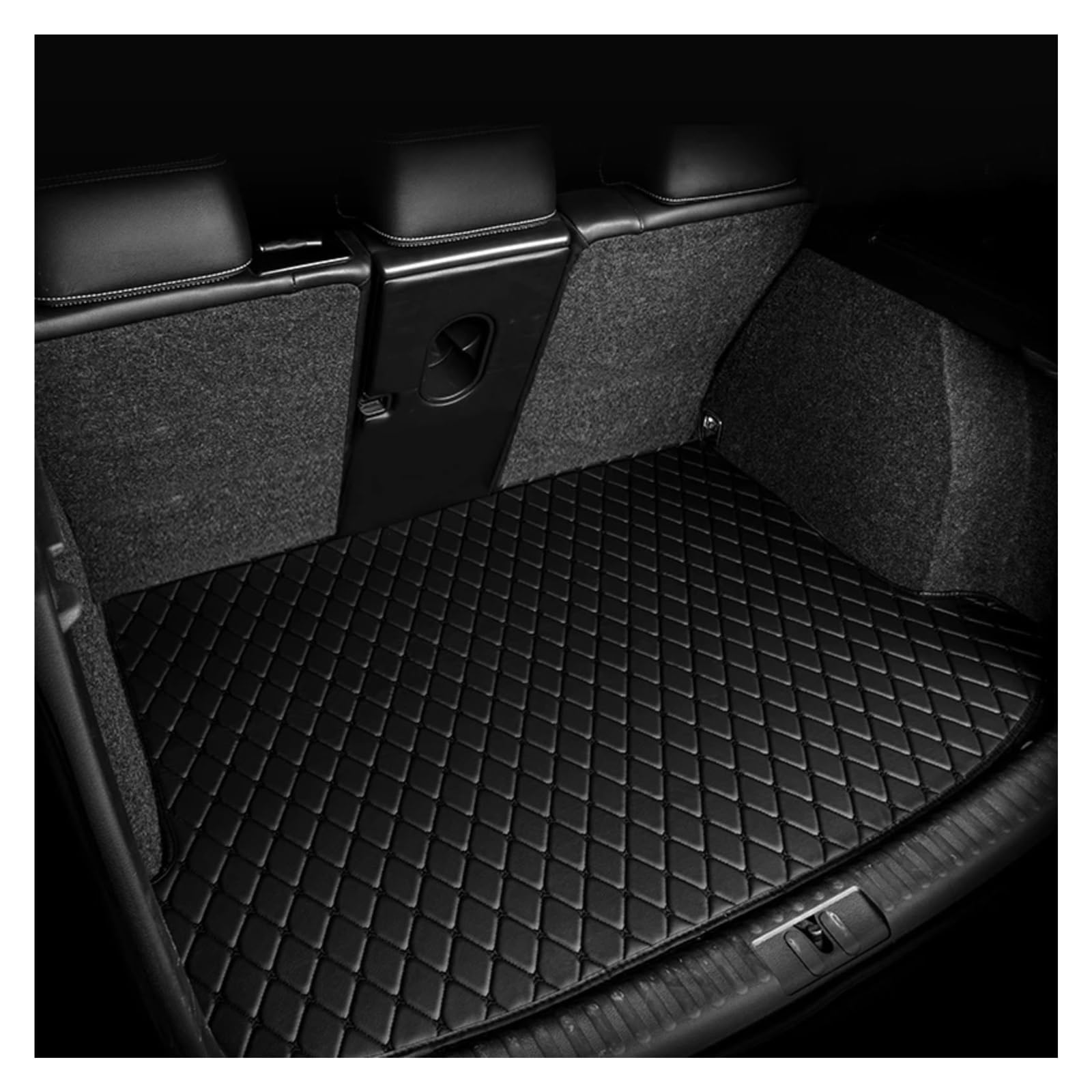 Autoteppiche Für Hyundai I30 Für Elantra Für Touring FD 2007-2010 LHD Anti-Schmutz-Schutzpolster Teppiche Ledermatte Teppiche Auto-Fußmatten Auto Fussmatten Set(Sigle Trunk mat c) von CENAP