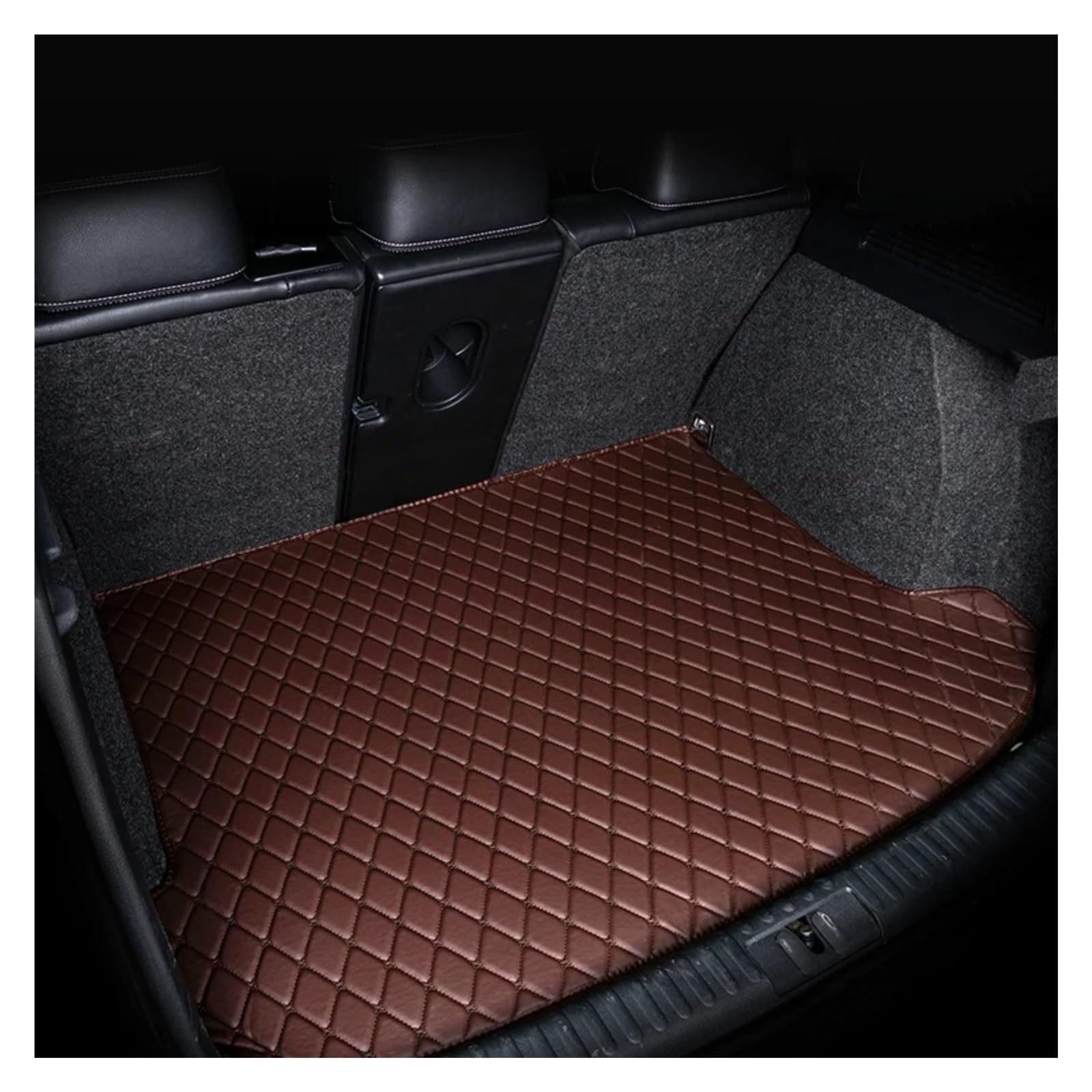 Autoteppiche Für Peugeot 208 A9 2012~2018 RHD Teppiche Ledermatte Haltbare Teppiche Anti Dirty Pad Set Auto Fußmatten Auto Fussmatten Set(Sigle Trunk mat f) von CENAP