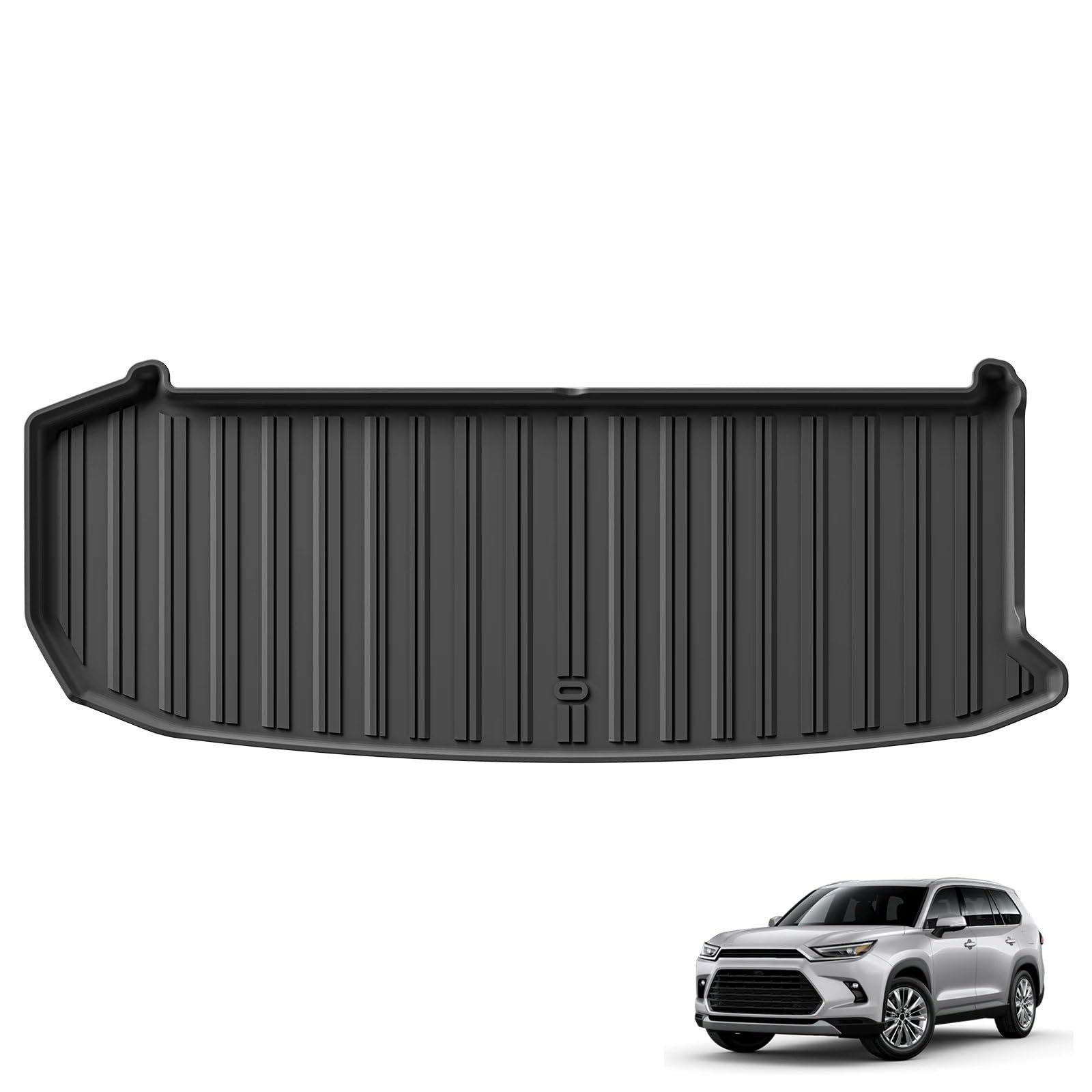 Autoteppiche Für Toyota Für Grand Für Highlander (einschließlich Hybrid) 2024 Auto-Fußmatten Cargo Liner Pad 3D Linkslenker Auto Fussmatten Set(Trunk Pad 1P) von CENAP