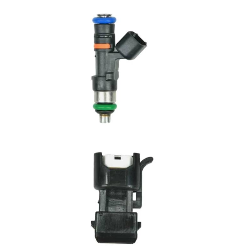 Benzininjektor Düse Für EV14 A4 TT Auto Zubehör 2/12X 0280158117 Kraftstoff injektoren Motor Einspritzventil(2Pcs) von CENAP