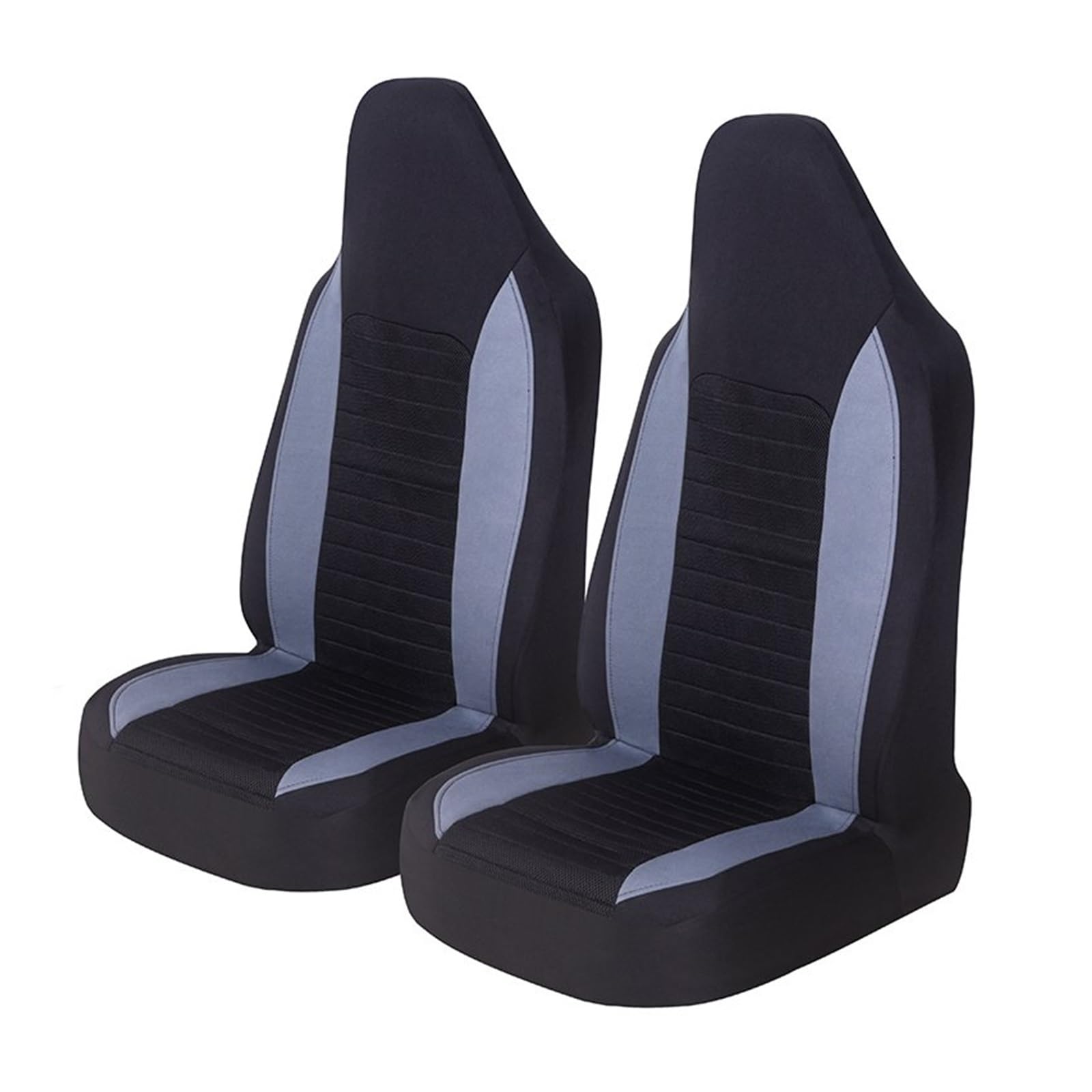 CENAP Autobezüge Set Für Toyota Für Aygo 2007 Sport Auto Sitzbezüge Einfache Vorder Paar Universal Eimer Auto Sitz Protektoren Sitzschoner Auto(Gray) von CENAP