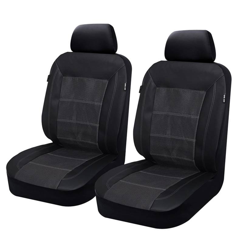 CENAP Autobezüge Set Universelle Jacquard-Leder-Autositzbezüge Komplettes Set Autozubehör Innenausstattung Standardmäßig Für Autos Sitzschutz Sitzschoner Auto(4pcs) von CENAP