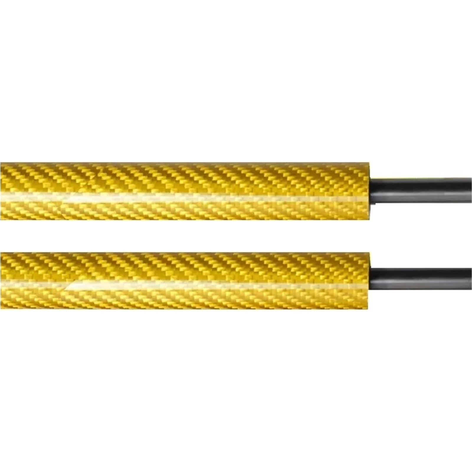 Gasfeder Dämpfer Heckklappe Für JAC T8 Für Frison 2018-2024 Pickup Heckklappe Verlangsamen Gas Streben Dämpfer 2 Stück Shock Assist Gasfeder Heckklappe(Yellow Carbon Fiber) von CENAP