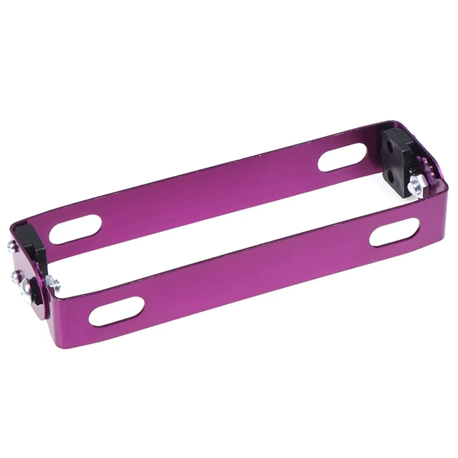 Motorrad Kennzeichenhalter 6 Farben Einstellbar Motorrad Retrofit Kennzeichenrahmen Kennzeichenhalter Motorradzubehör Universal Motorrad Kennzeichen(Purple) von CENAP